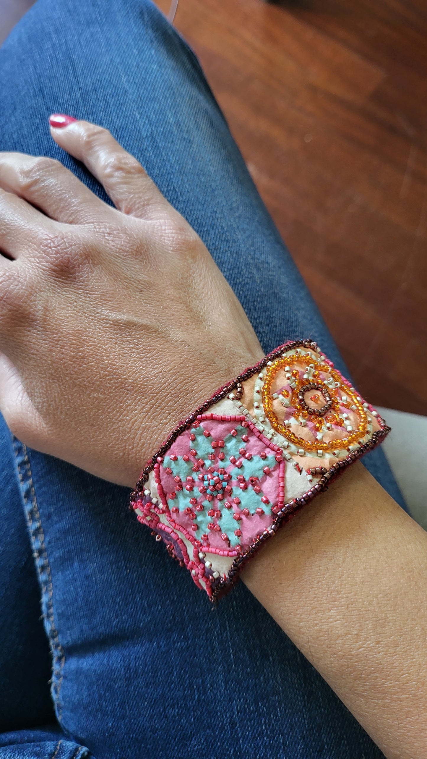BRACCIALE Arabesque in cashmere