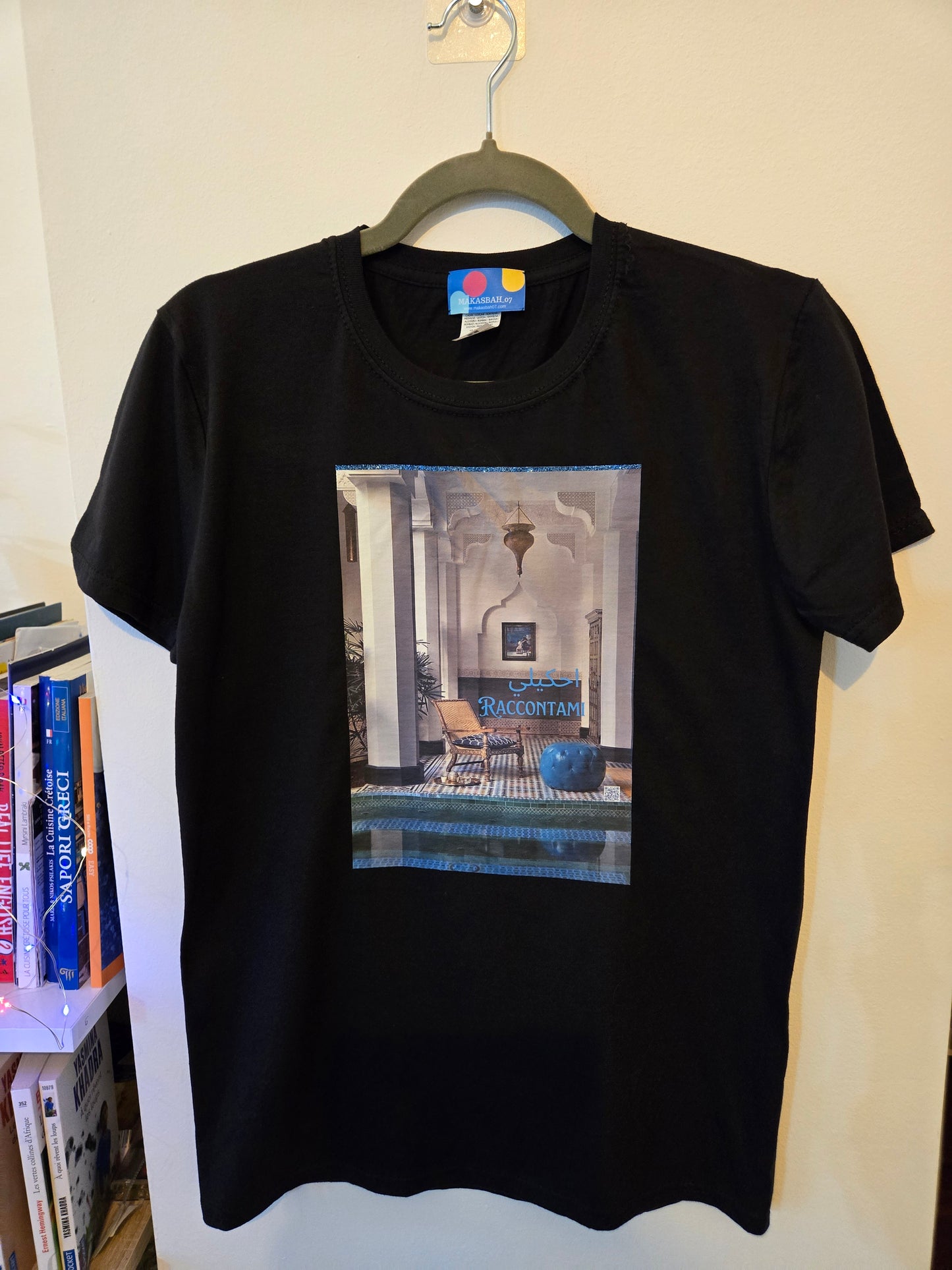 T-Shirt that Inspires Stories "Tell Me"