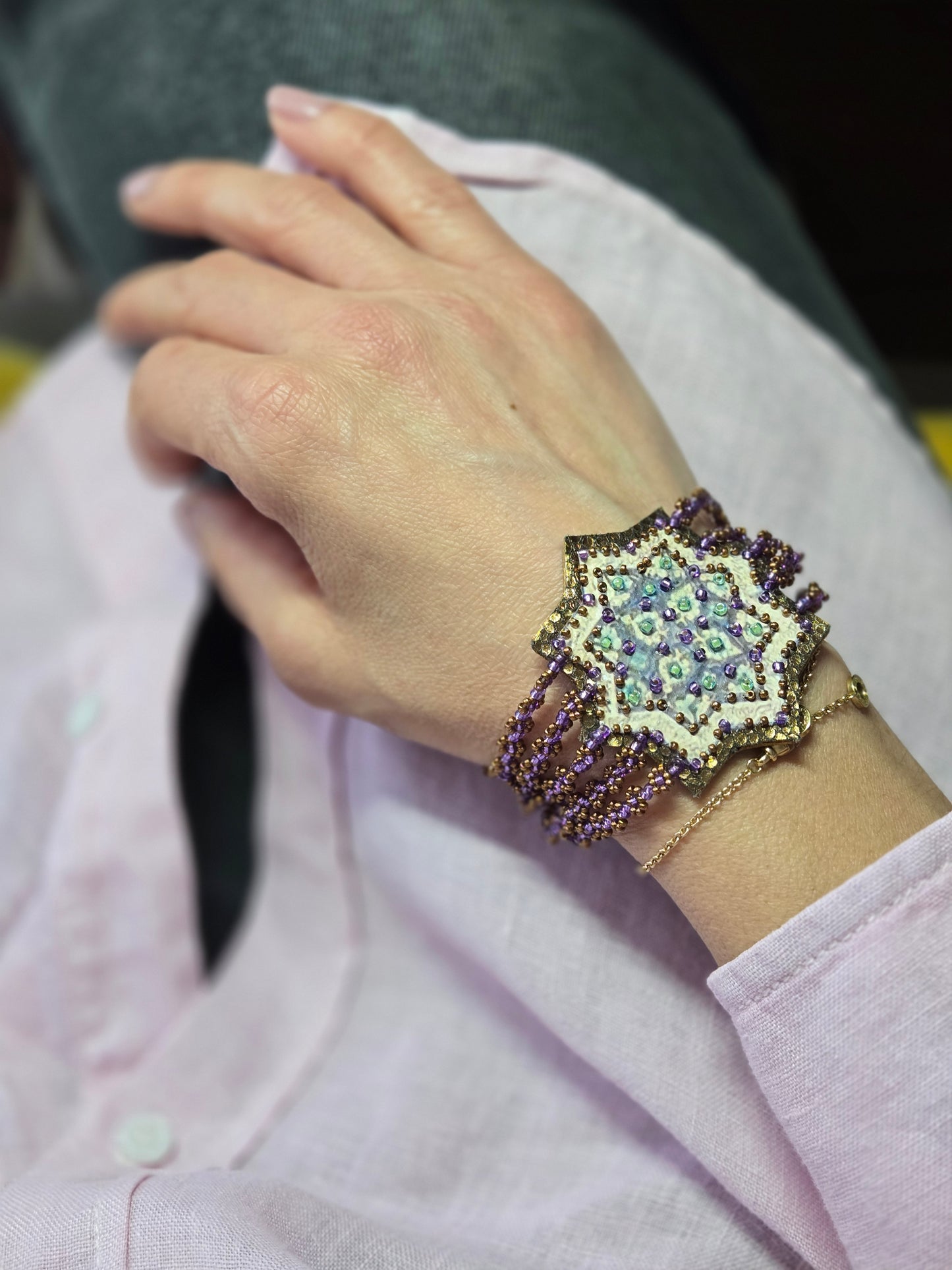 Handcrafted Bracelets Inspired by Algerian Zellige