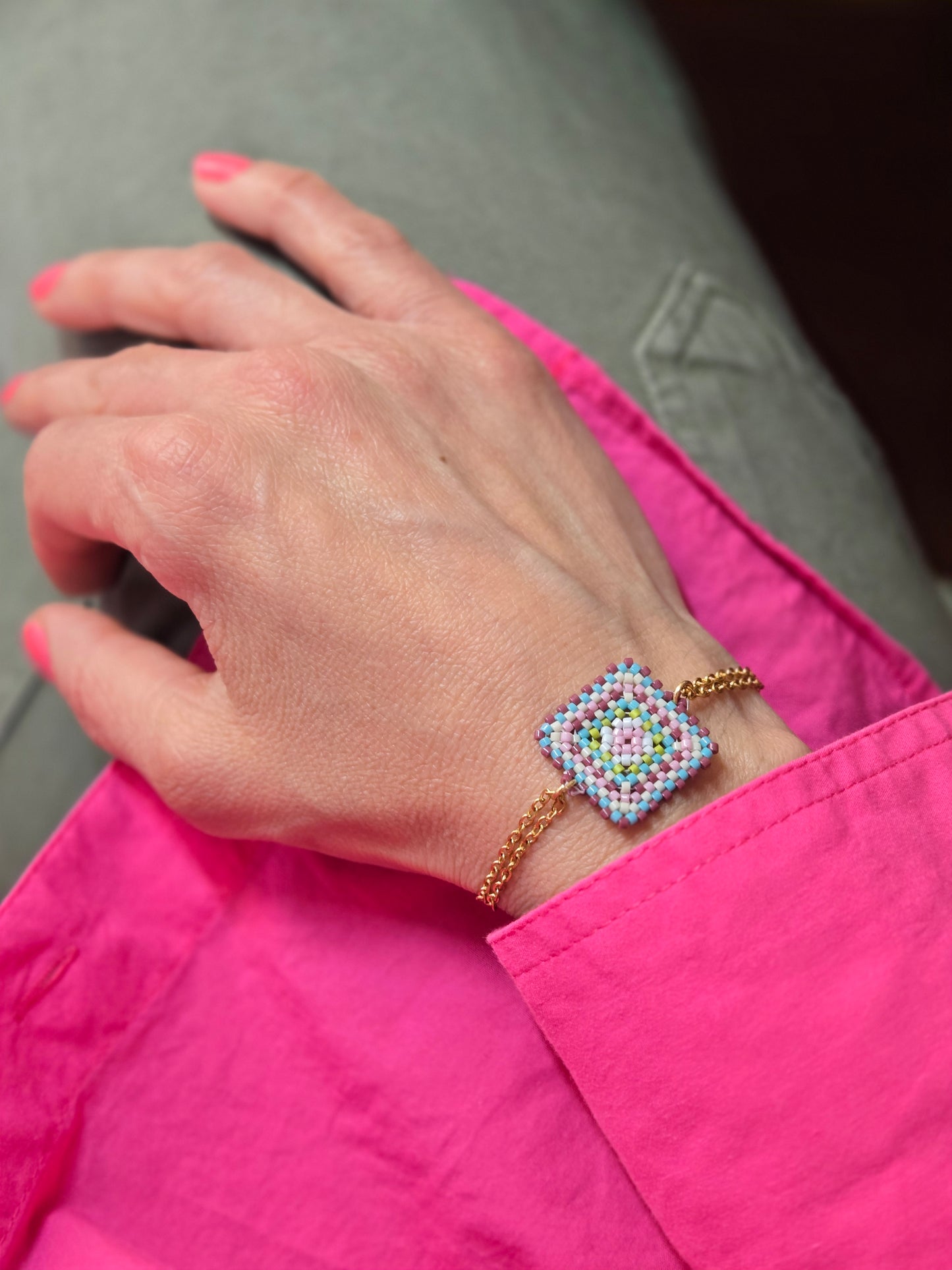 Bracciale in style Mosaico Arabesco