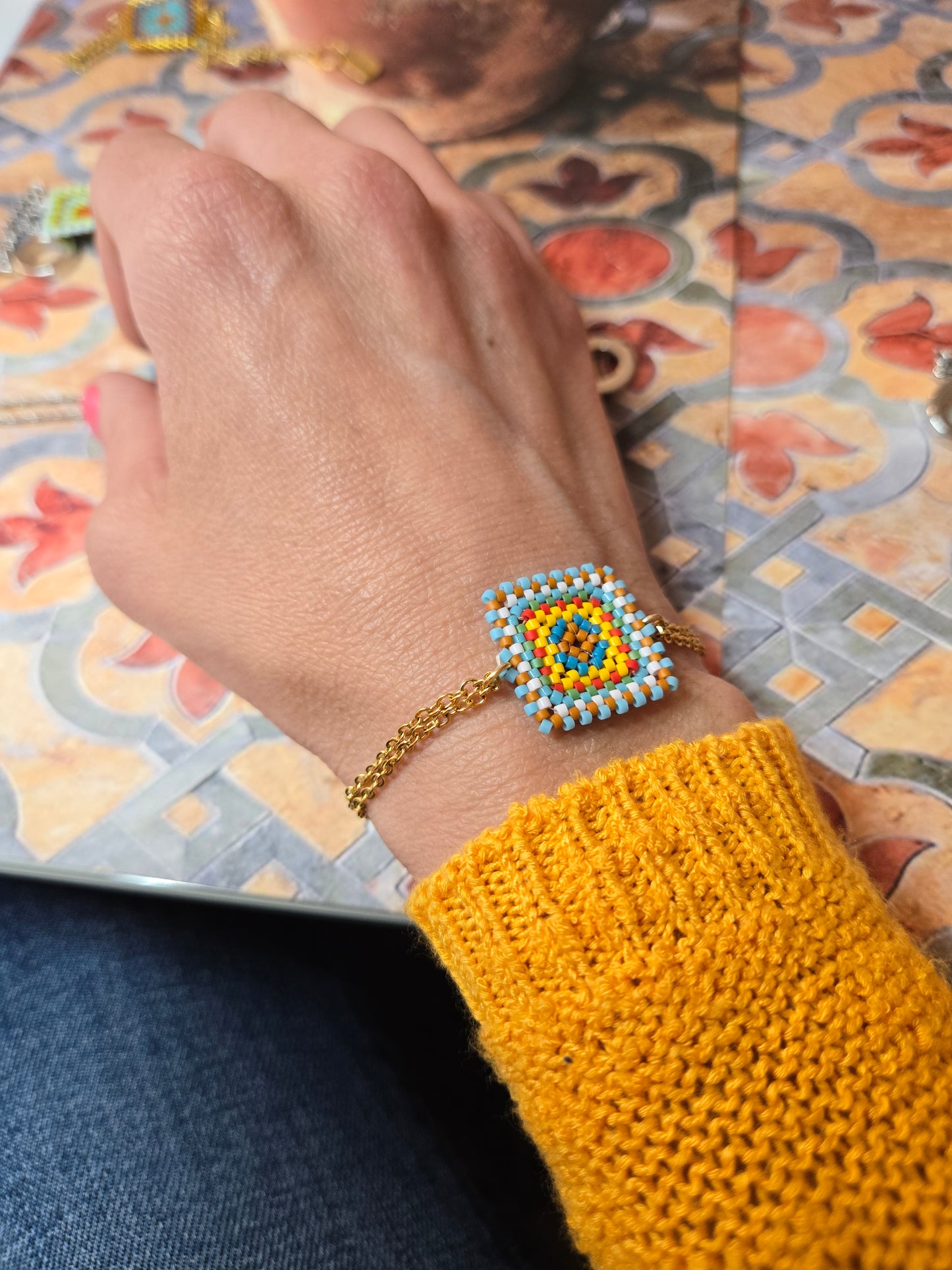 Bracciale in style Mosaico Arabesco