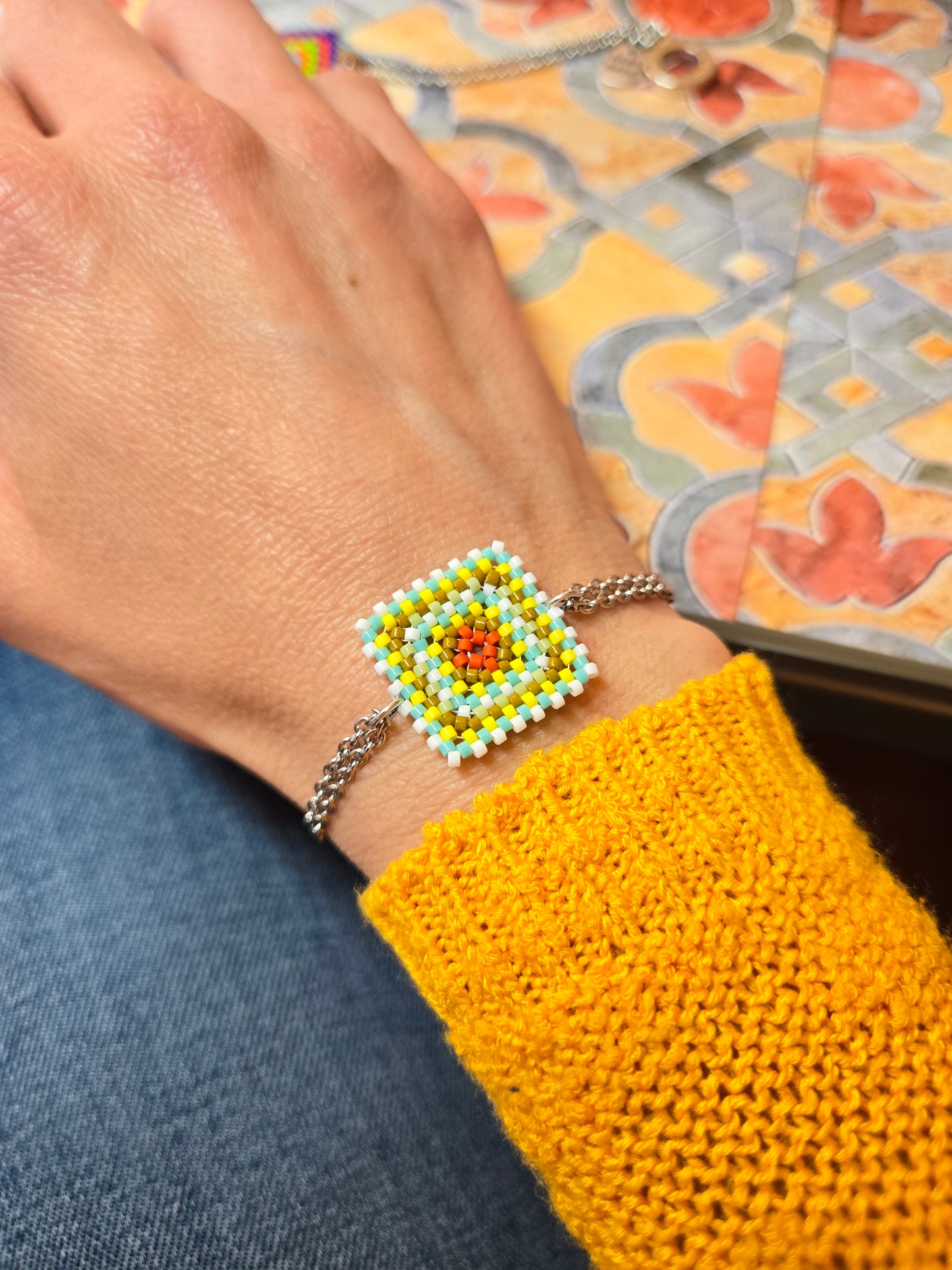 Bracciale in style Mosaico Arabesco
