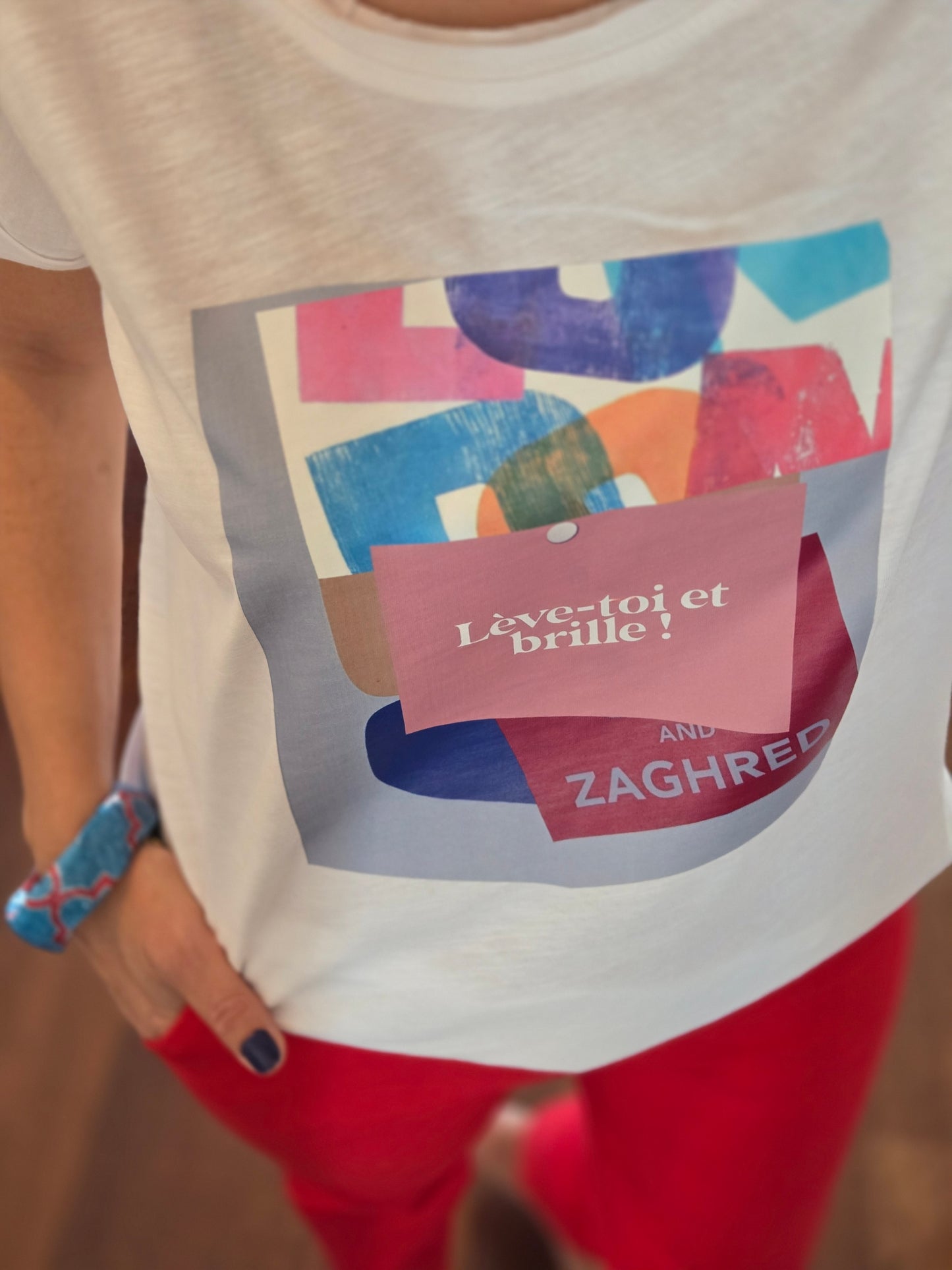 T-shirt che parla per te "Orgoglio e Spirito Algerino"