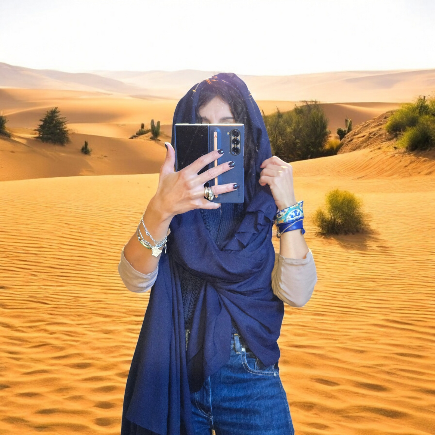 Algerian Tuareg Cheche "Elegance and Tradition"