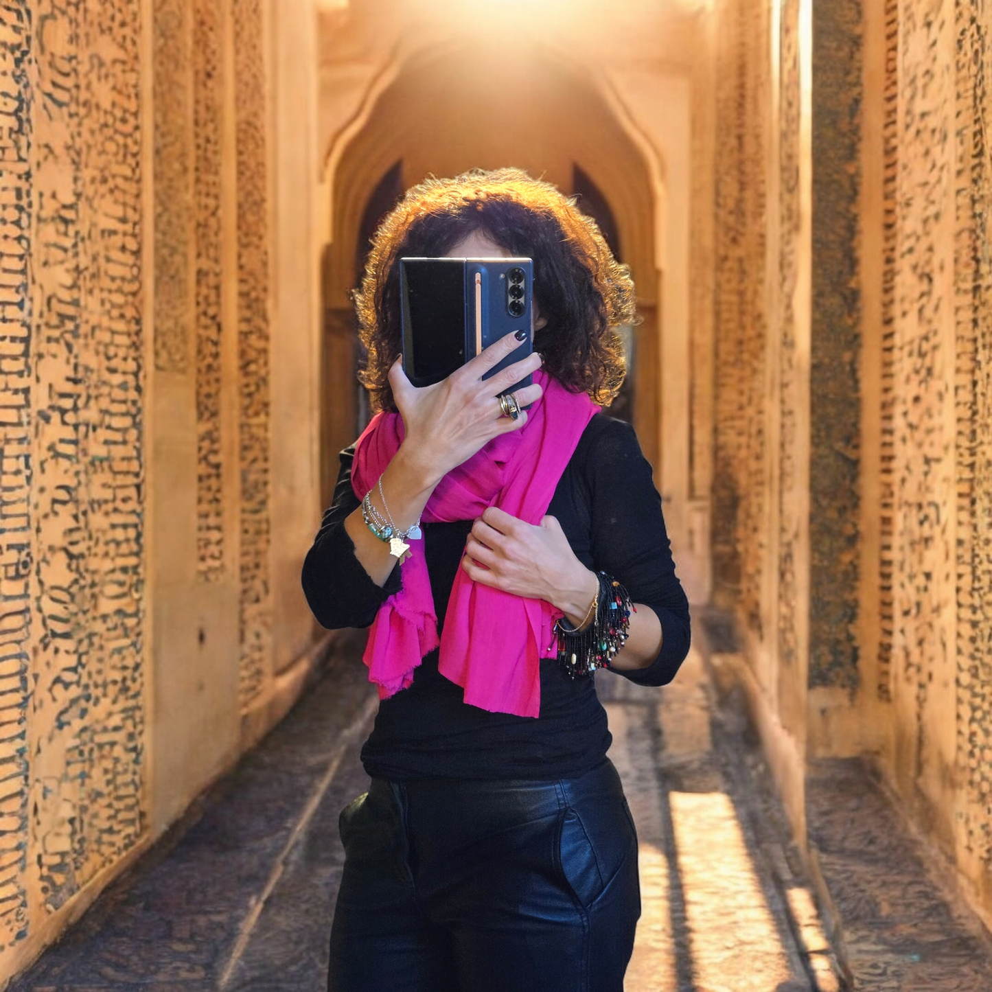 Chèche touareg algérien « Élégance et tradition »