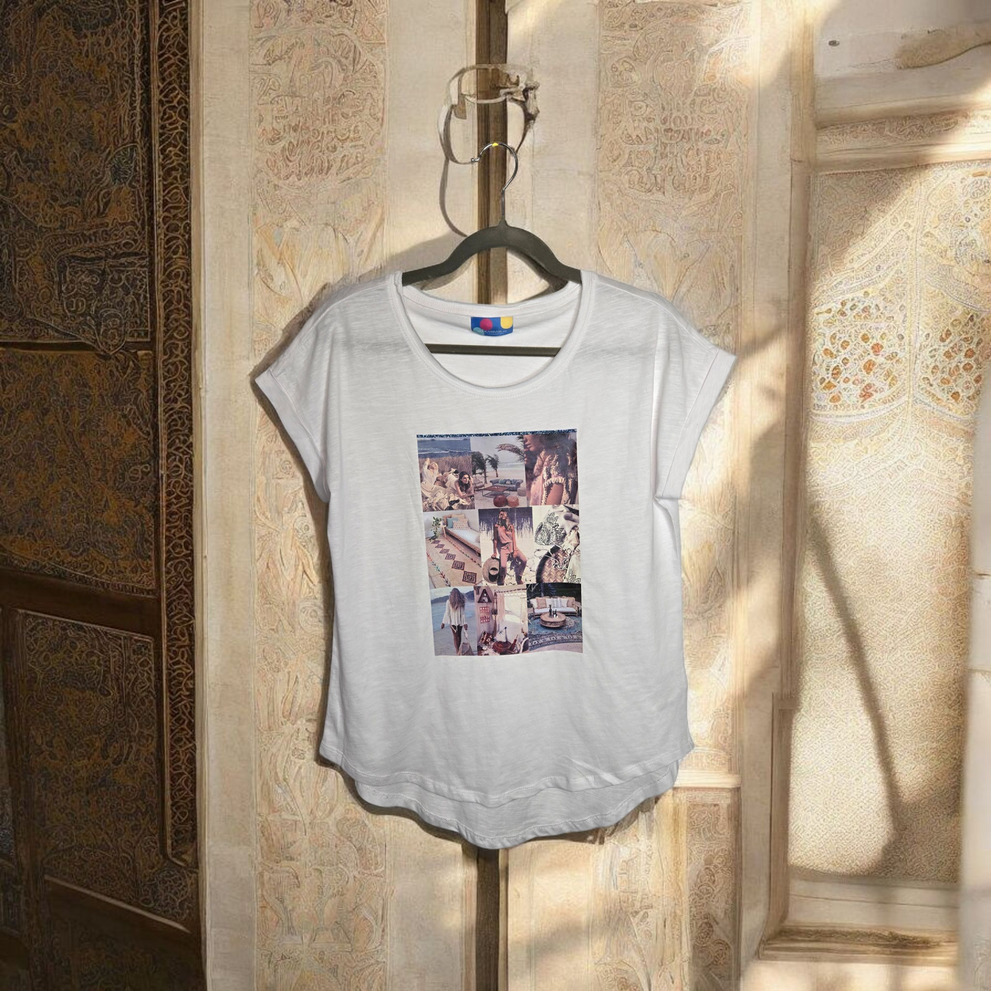 T-SHIRT Etnica "Viaggia con Stile e Fantasia"