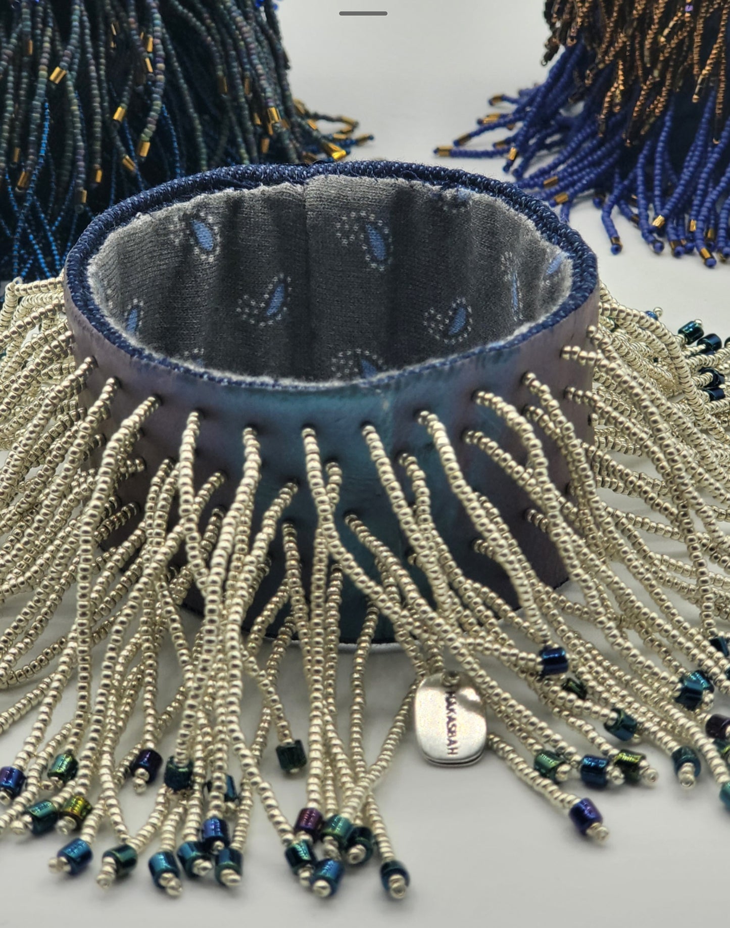 Beaded fringe bracelet