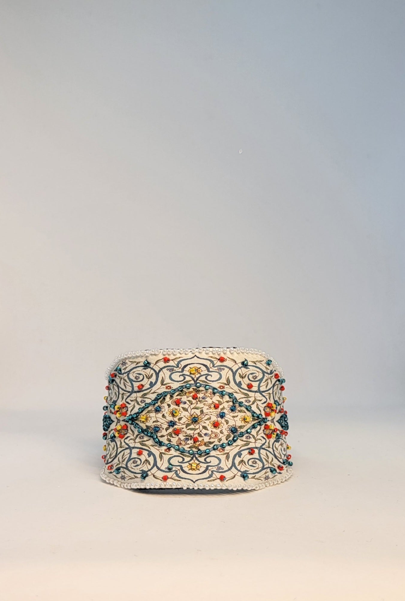 Bracelet Arabesque turquoise/blanc