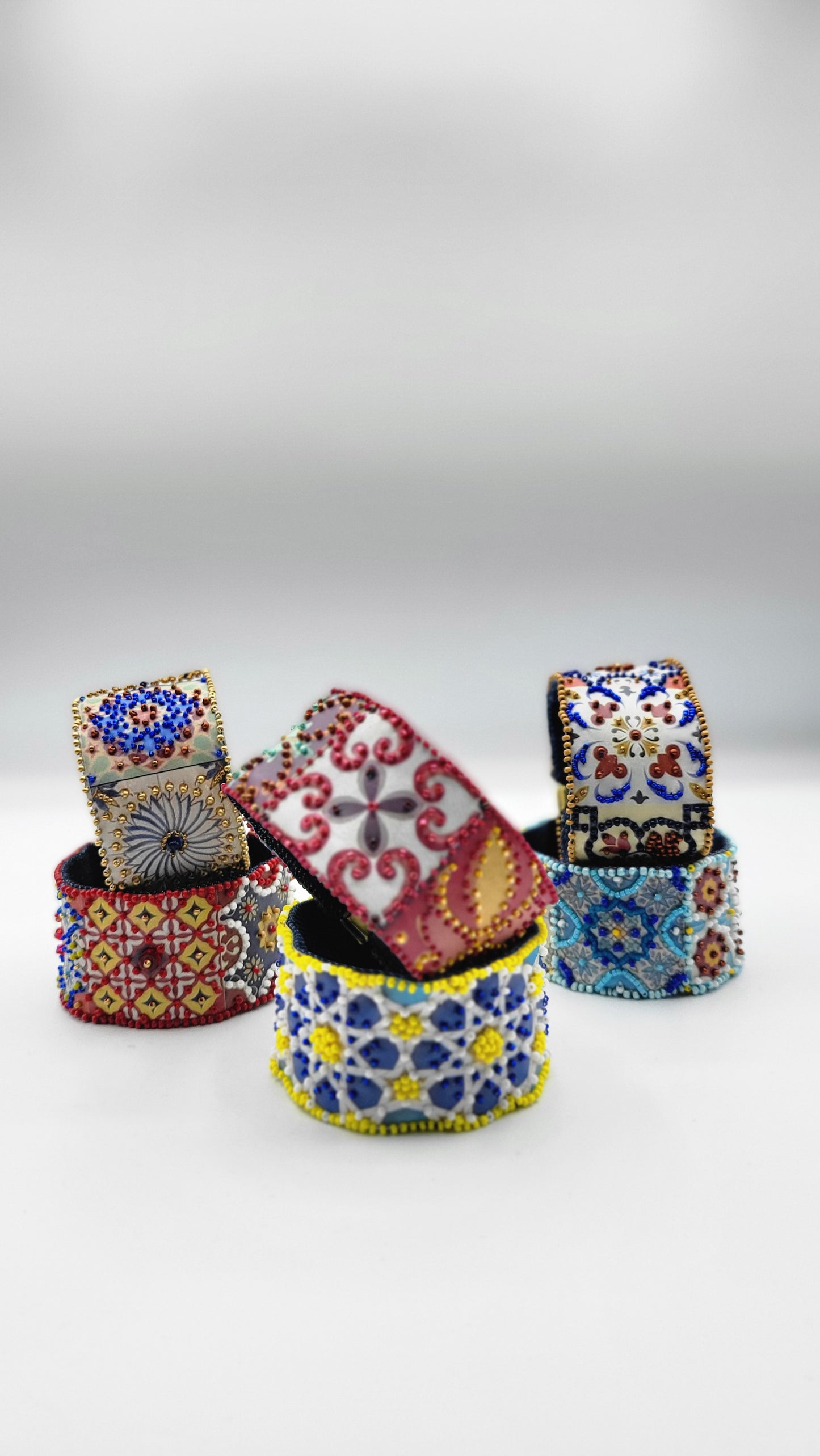 Bracelet Arabesque Rouge