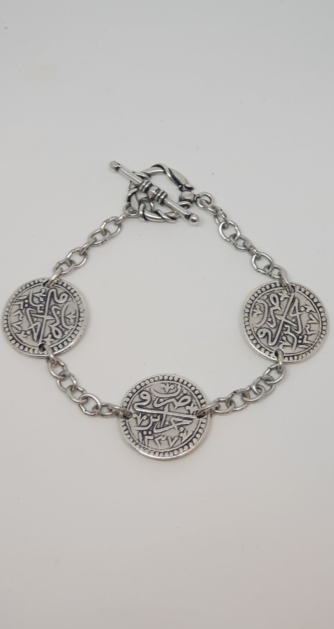 021 - Bracelet avec reproduction de pièce de monnaie algérienne