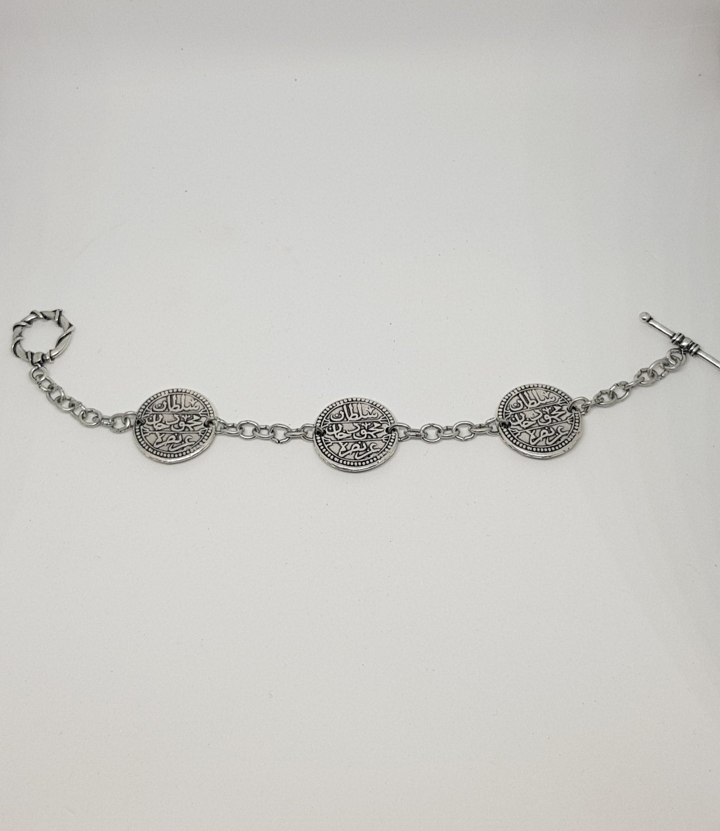 021 - Bracelet avec reproduction de pièce de monnaie algérienne