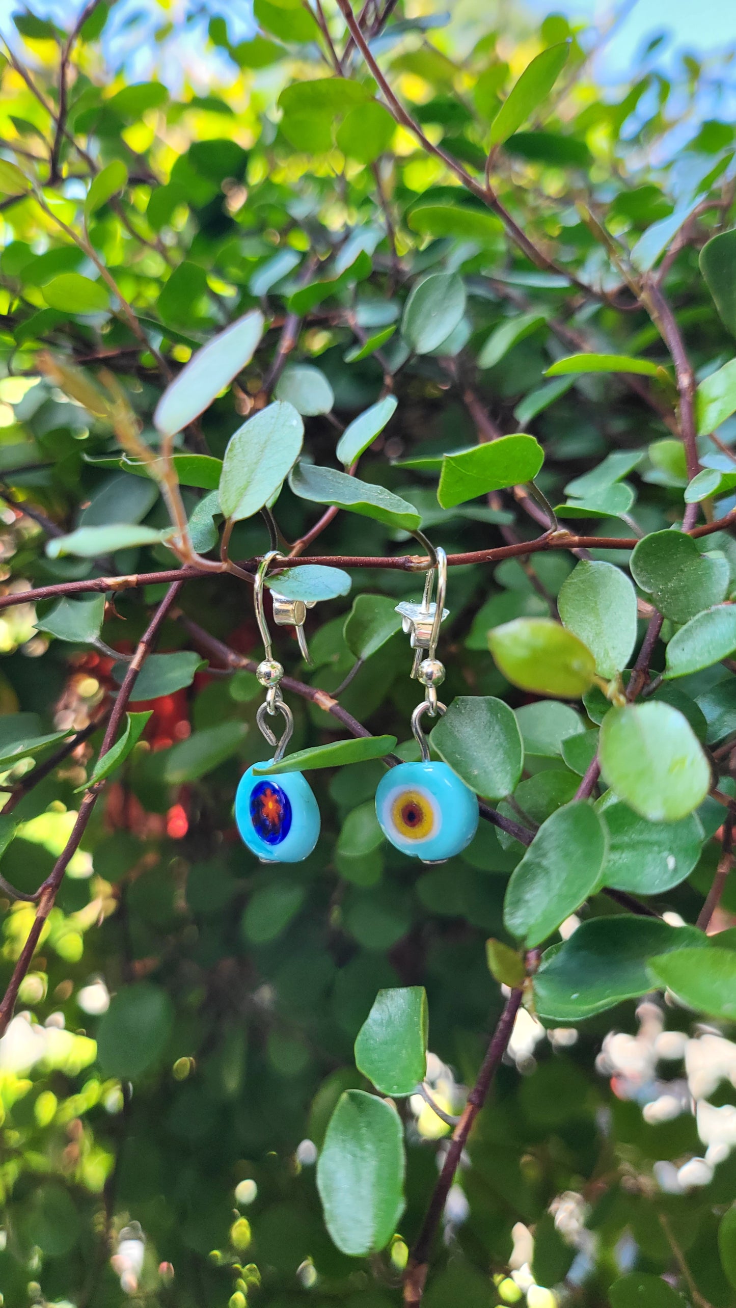 🧿 Boucles d'oreilles en verre de Murano 🧿