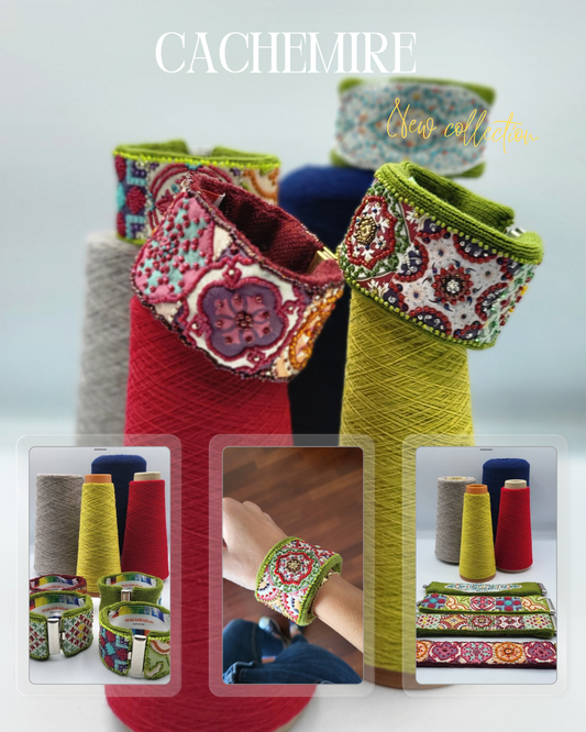 Bracelet en cachemire Arabesque