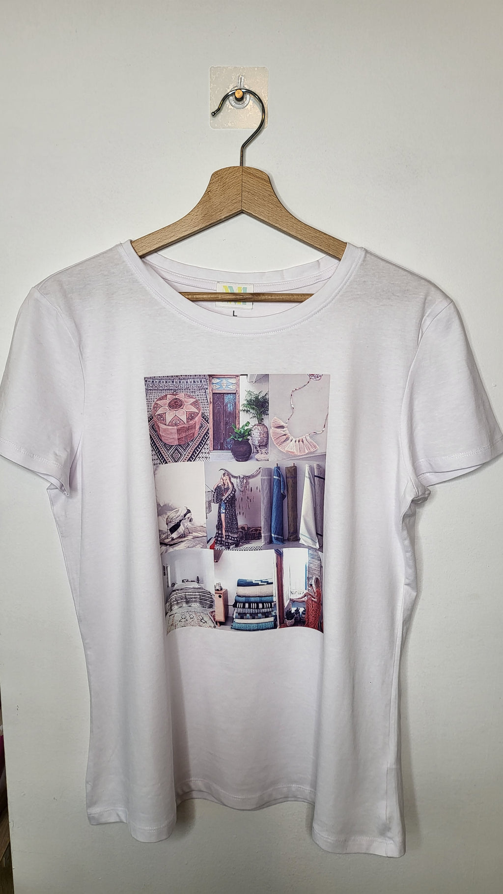 T-SHIRT bianco" STYLE ARABESQUE "