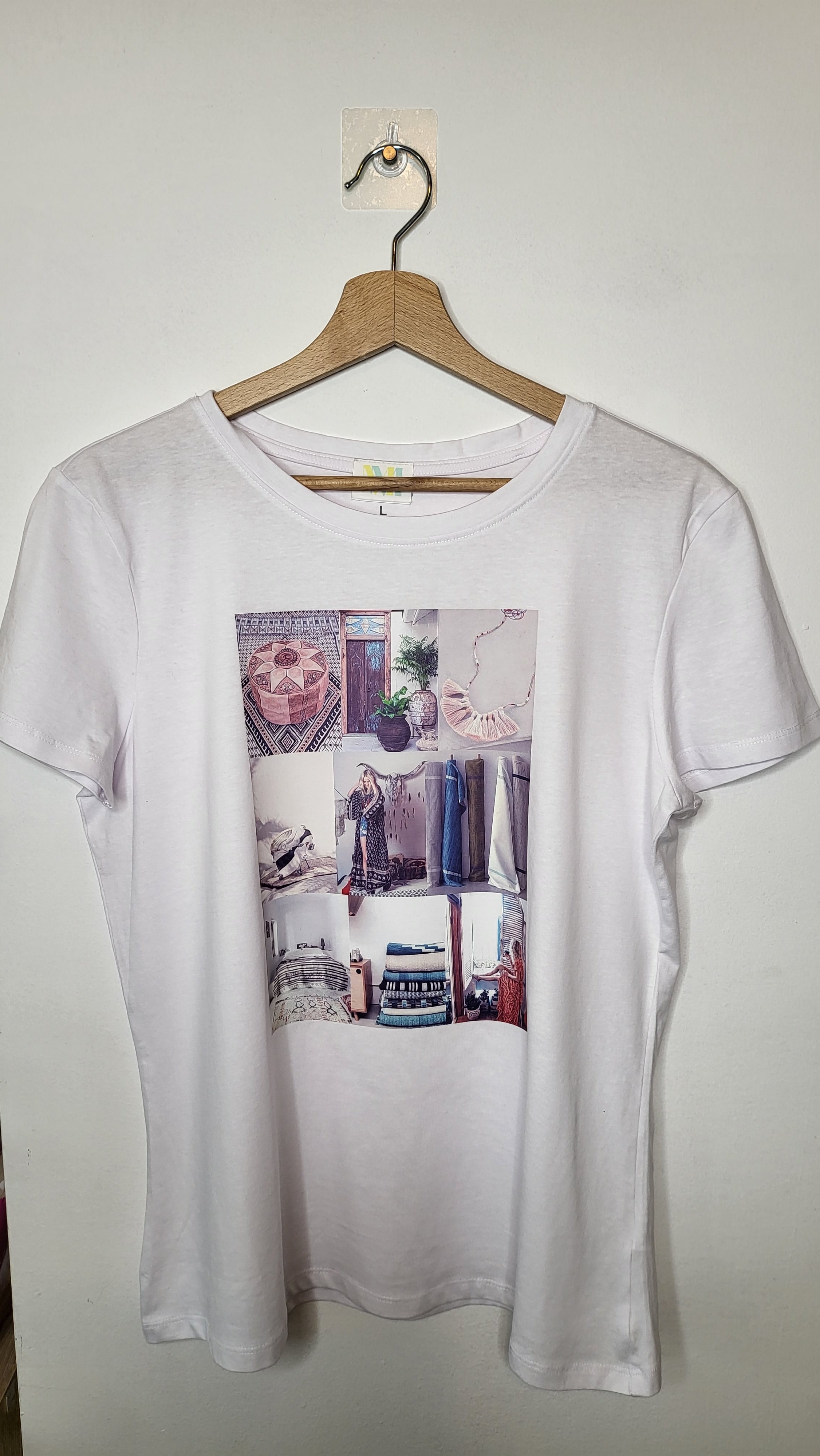 T-SHIRT bianco" STYLE ARABESQUE "