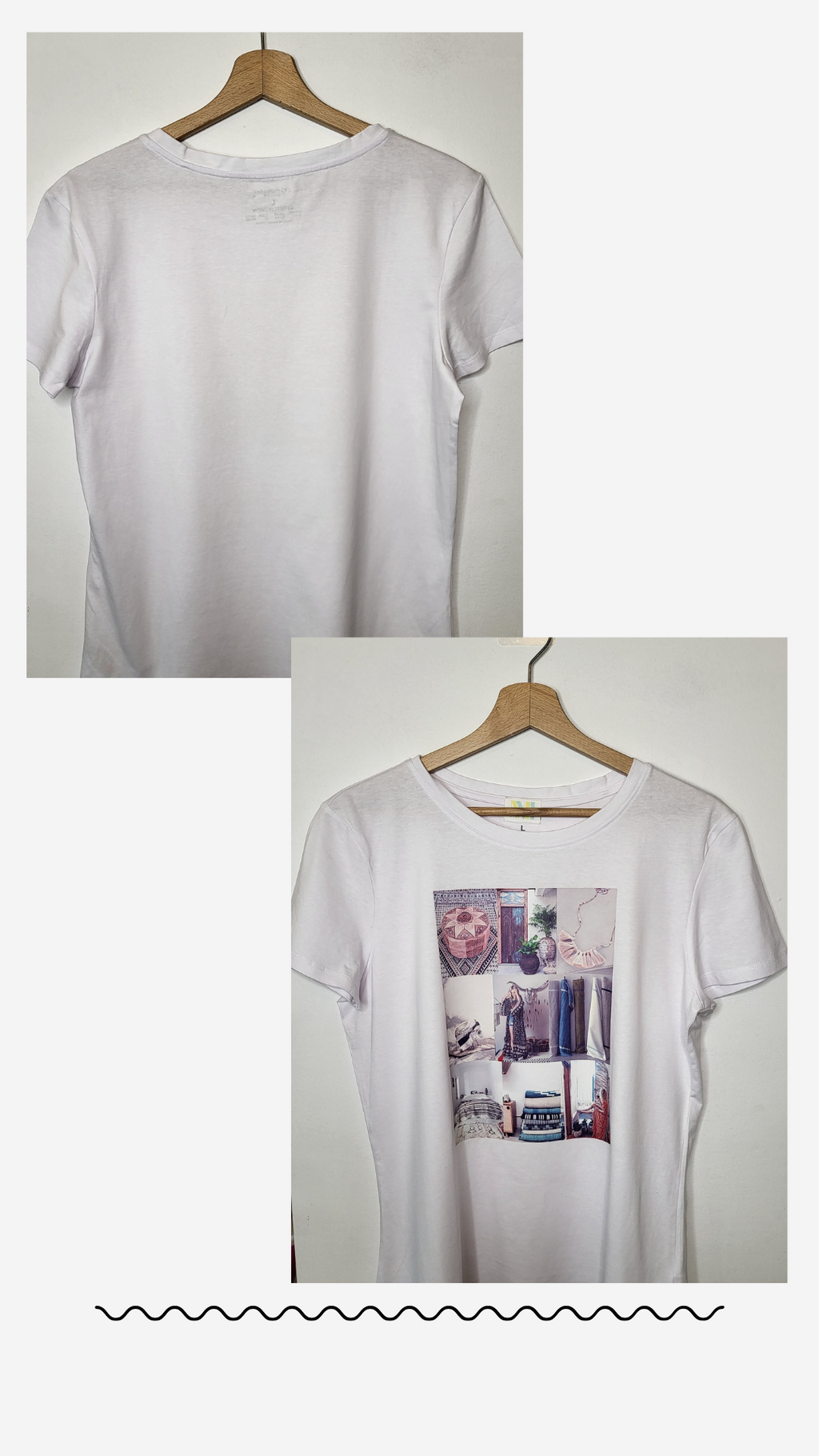 T-SHIRT bianco" STYLE ARABESQUE "