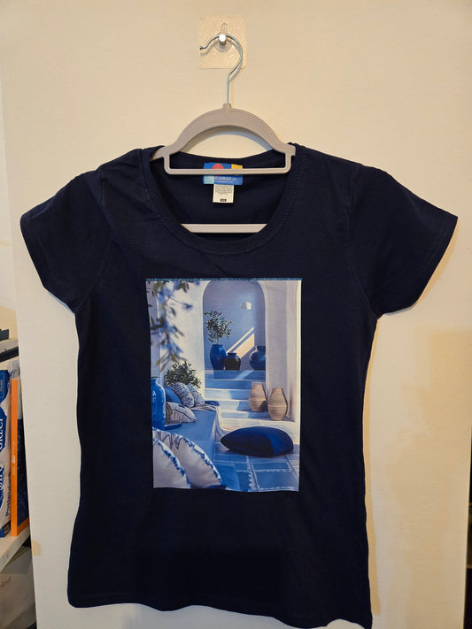 T-shirt en coton 🔹️Intérieur de maison arabe traditionnelle🔹️