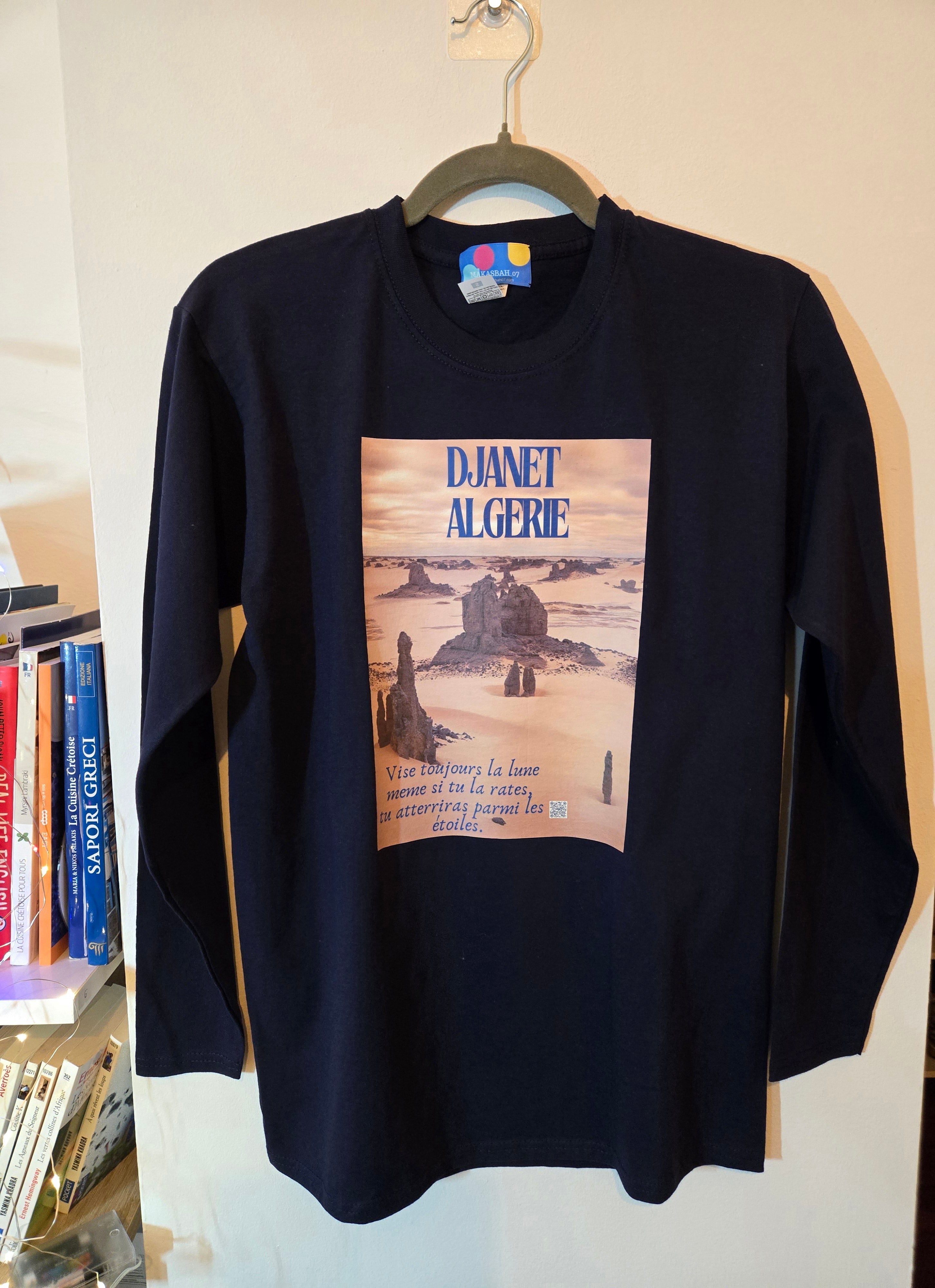 T-SHIRT - "Punta sempre alla luna, anche se la fallisci, atterrerai tra le stelle"