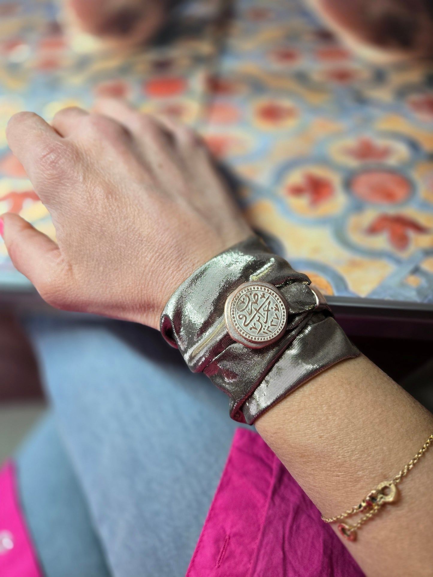 💠Bracciale Algerino  in Moneta di Sultan Mahmud Khan 🌸