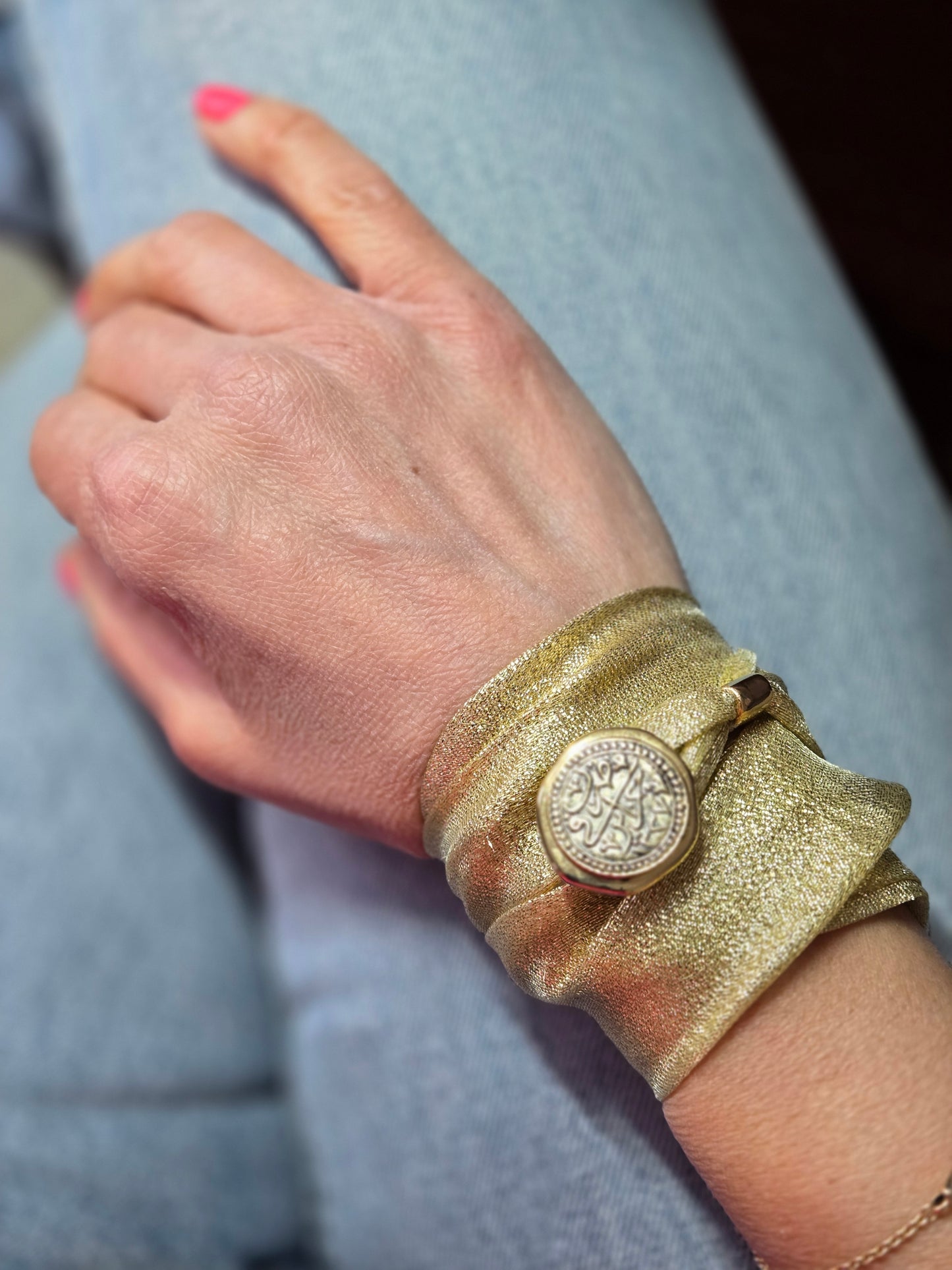 💠Bracciale Algerino  in Moneta di Sultan Mahmud Khan 🌸