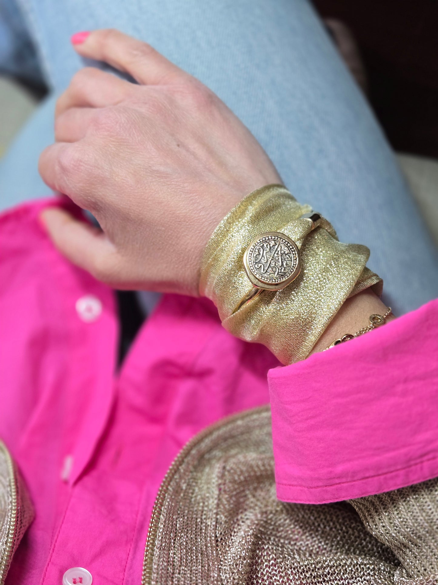 💠Bracciale Algerino  in Moneta di Sultan Mahmud Khan 🌸