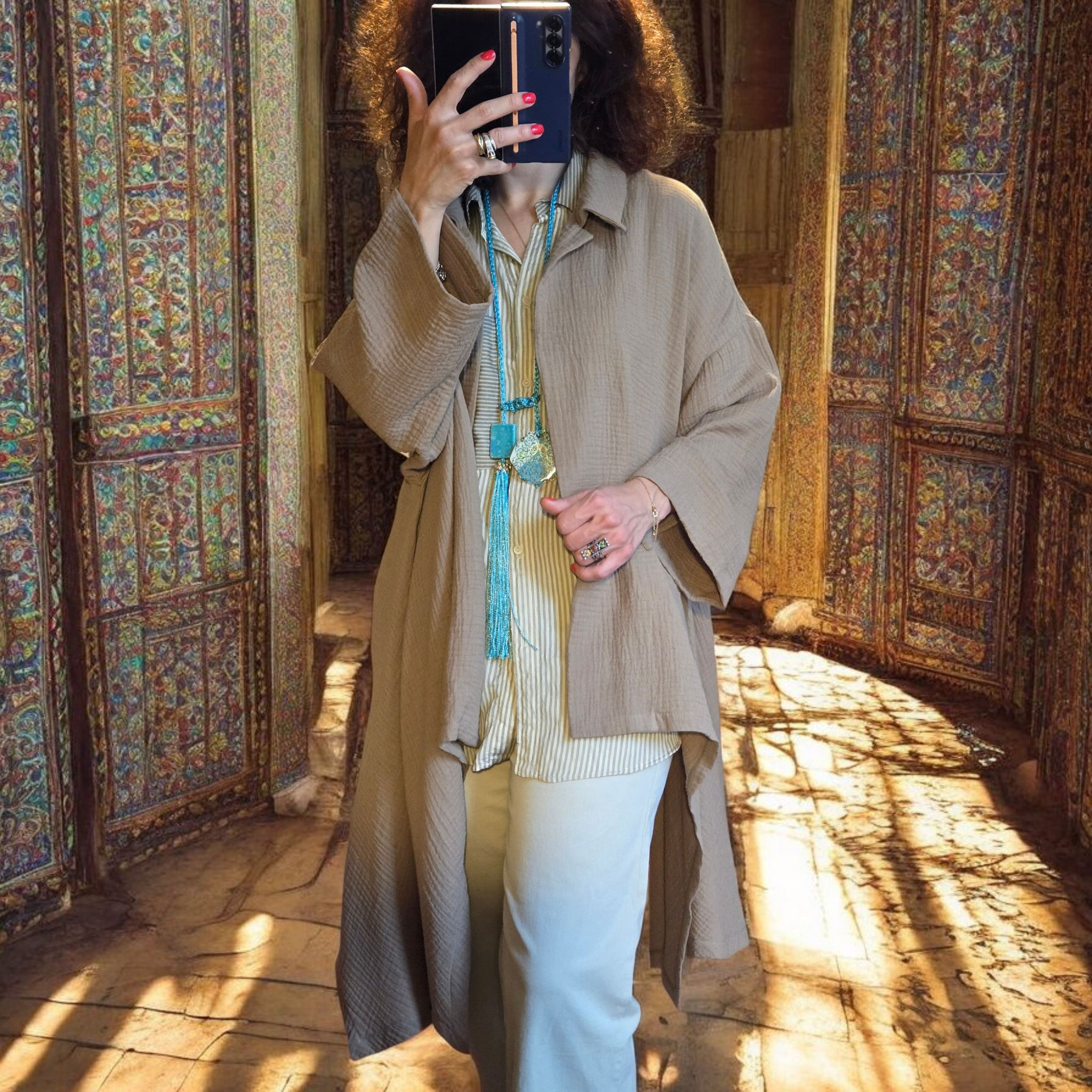 SPOLVERINO Donna in Cotone – Taglia Unica, 3 Colori