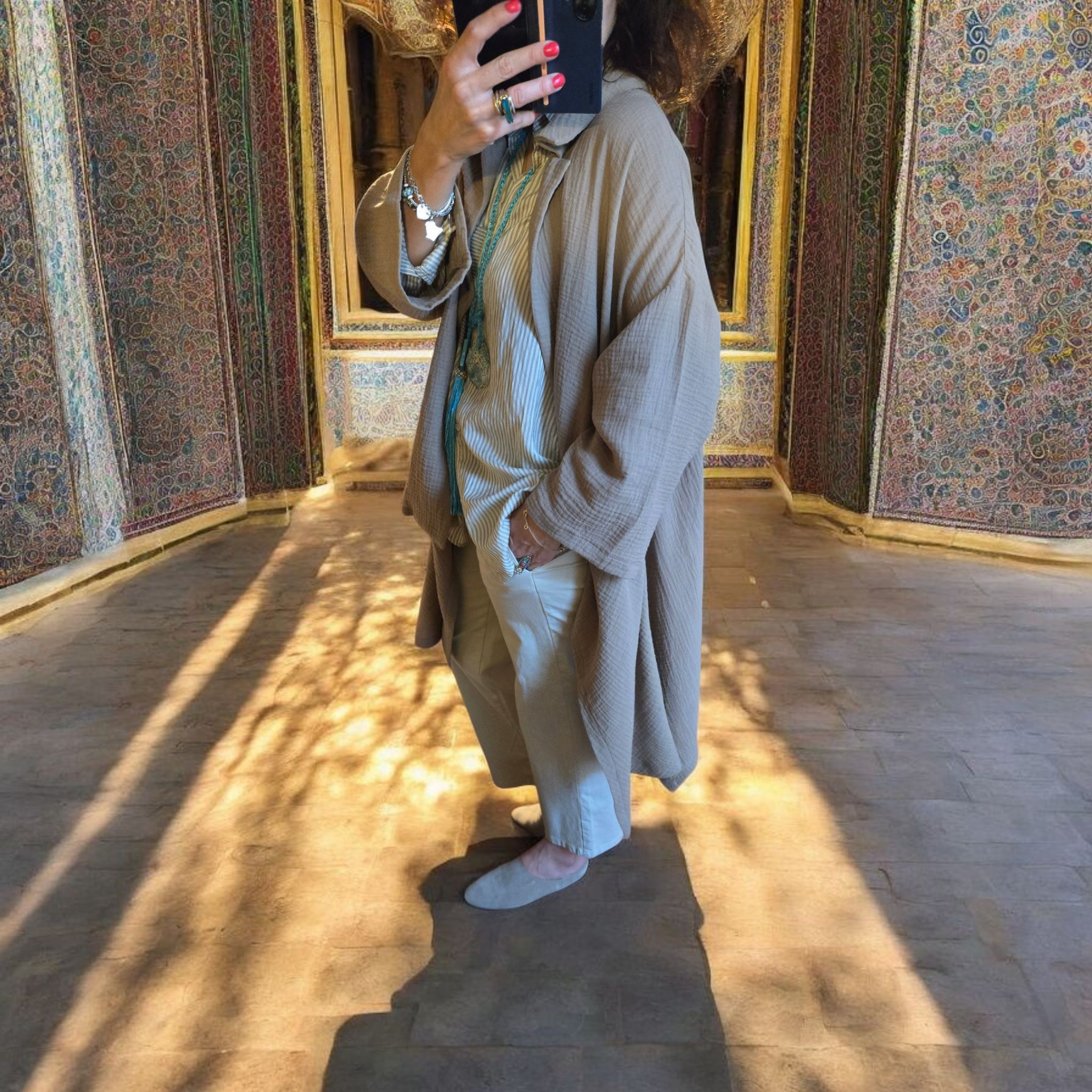 SPOLVERINO Donna in Cotone – Taglia Unica, 3 Colori