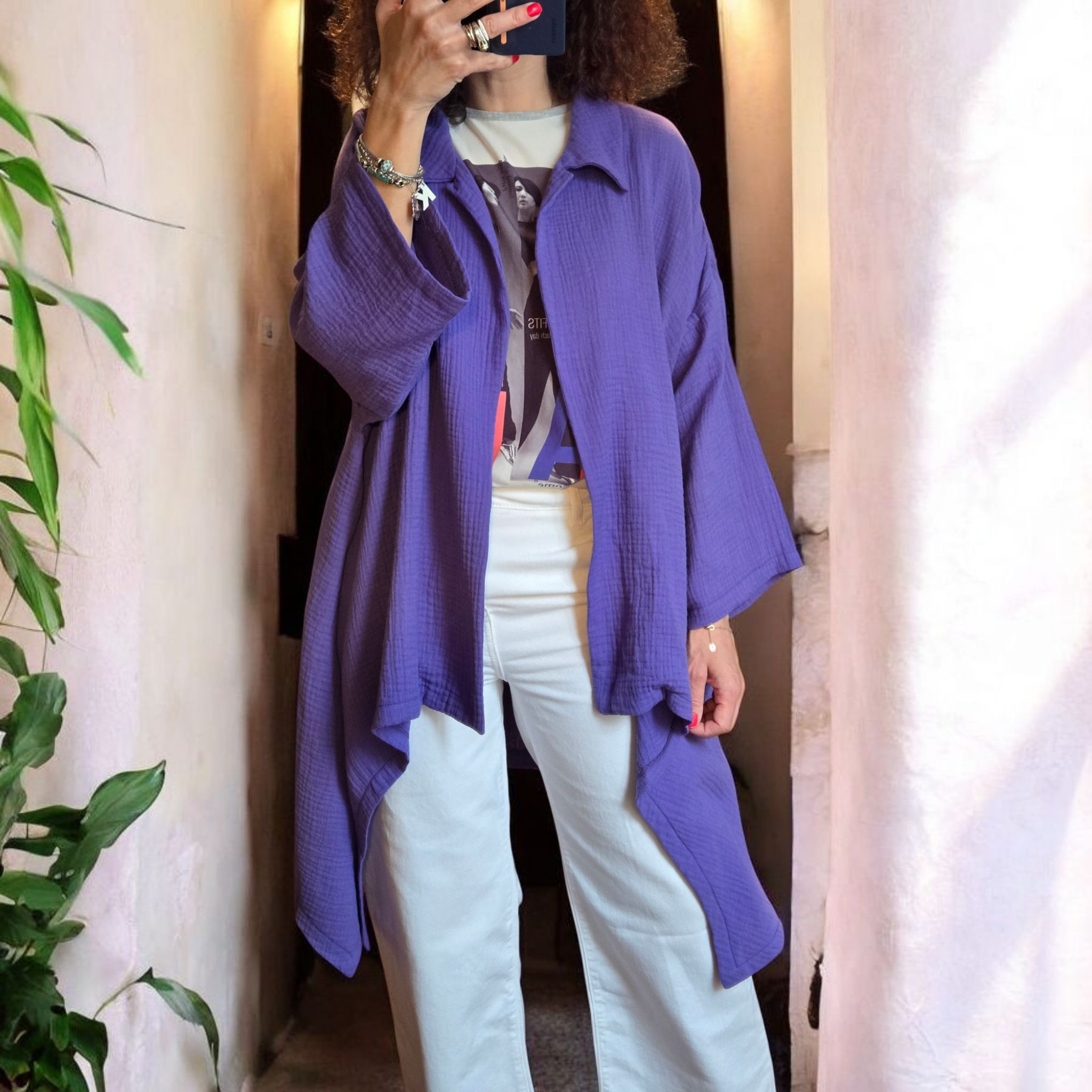 SPOLVERINO Donna in Cotone – Taglia Unica, 3 Colori