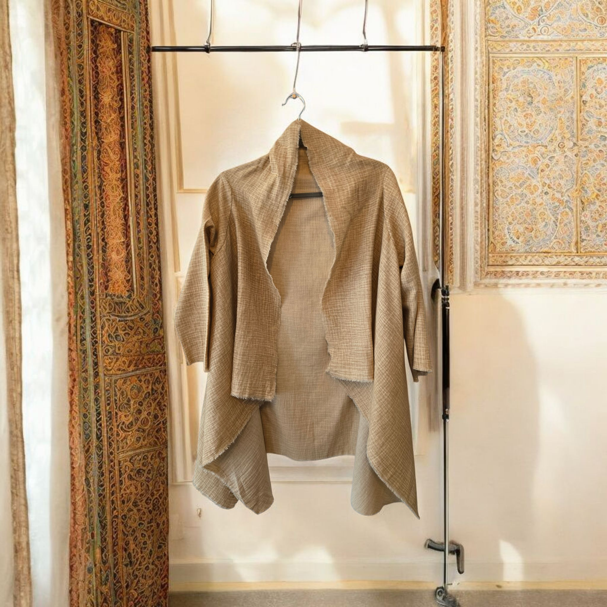 STOLA con Maniche in Cotone Leggero