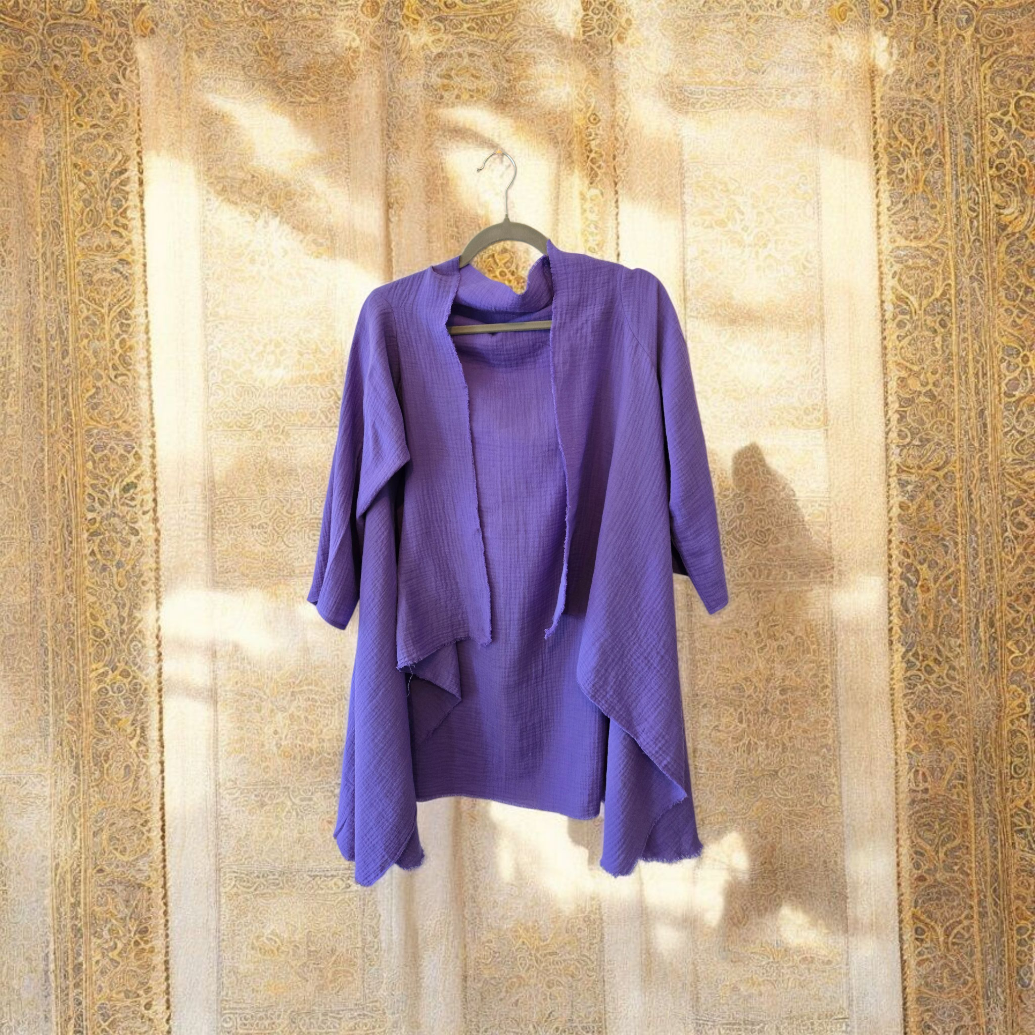 STOLA con Maniche in Cotone Leggero