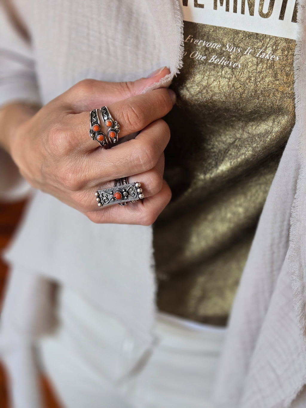 ANELLI Kabyle in Argento fatti a mano da un artigiano algerino