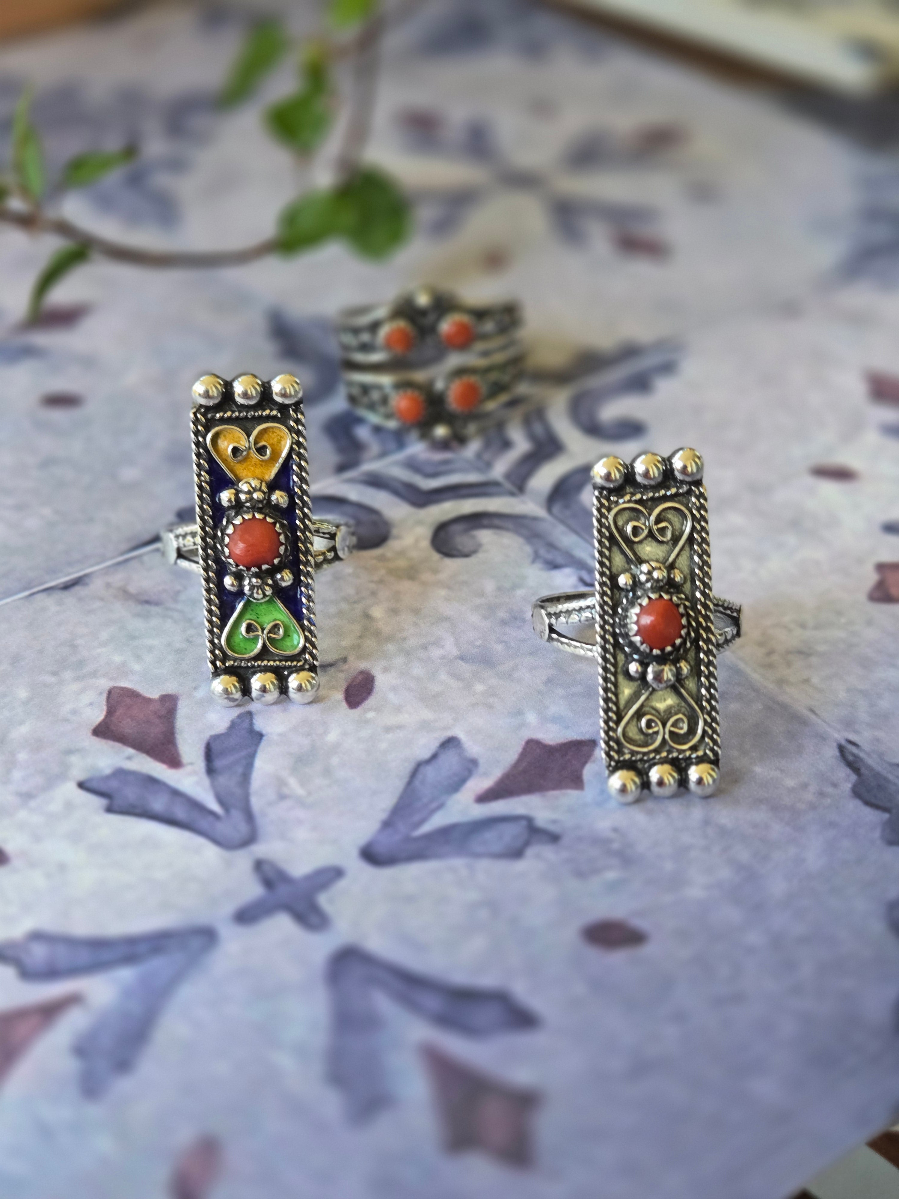 ANELLI Kabyle in Argento fatti a mano da un artigiano algerino