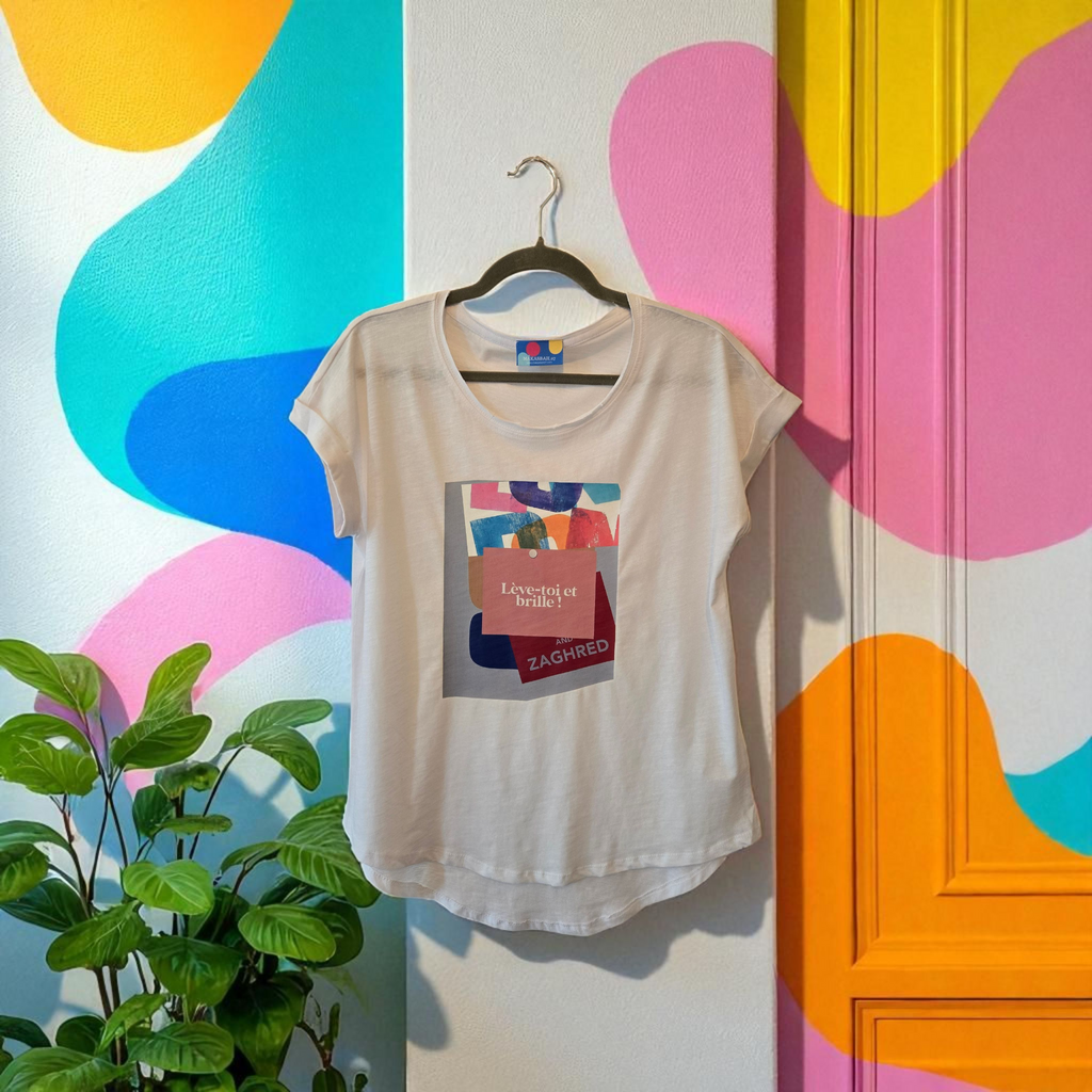 T-shirt che parla per te "Orgoglio e Spirito Algerino"