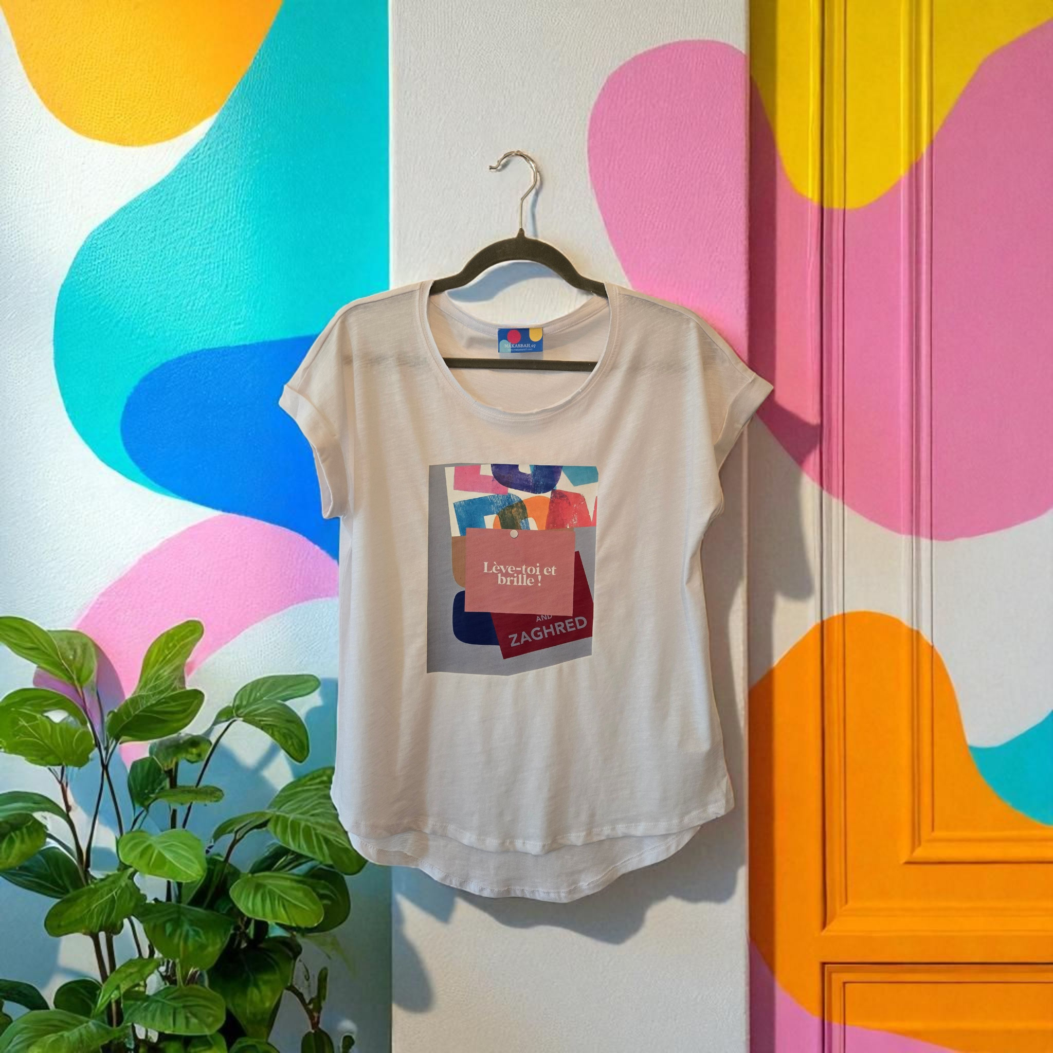 T-shirt che parla per te "Orgoglio e Spirito Algerino"