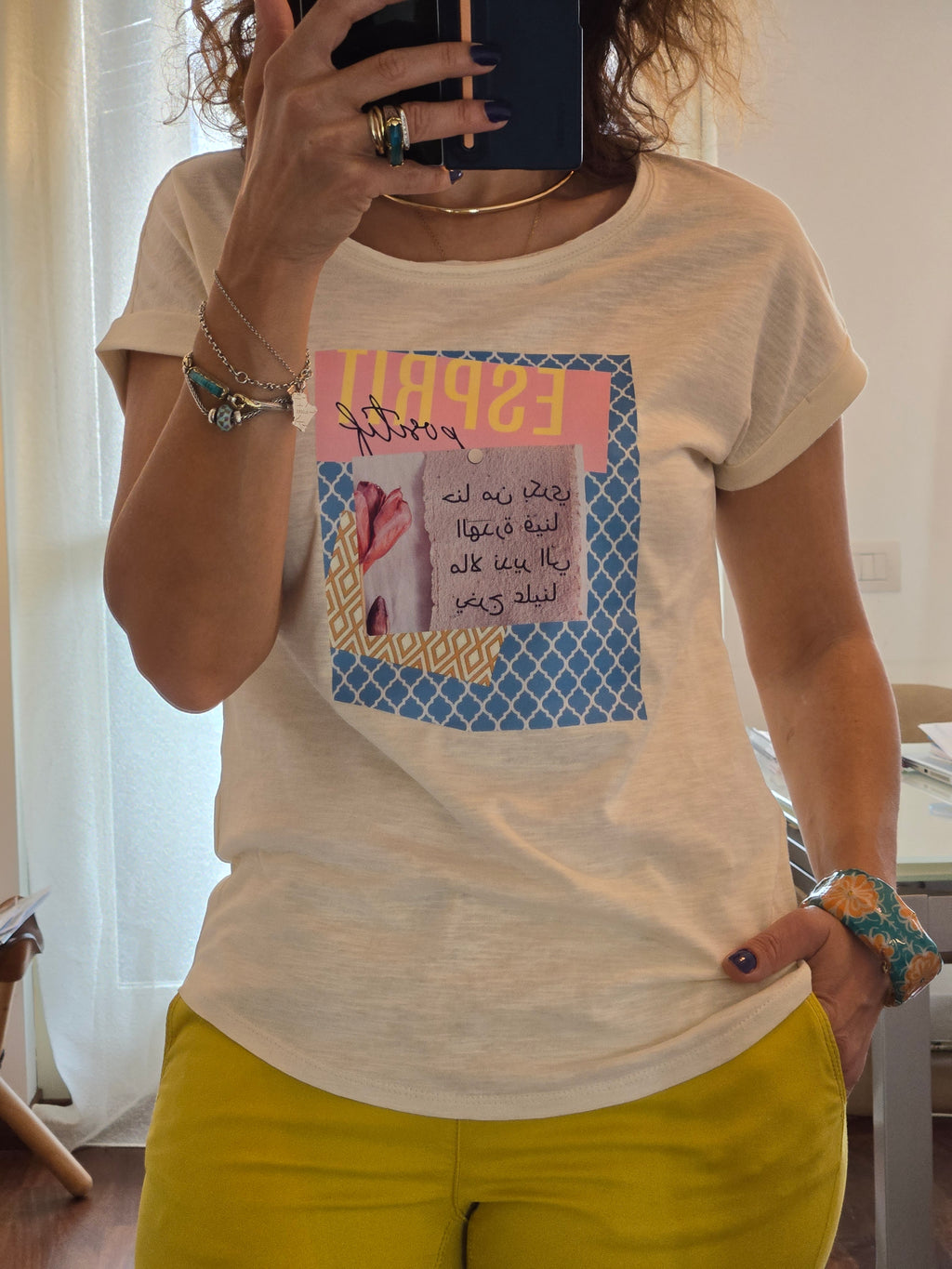 T-shirt che parla per te "Orgoglio e Spirito Algerino"