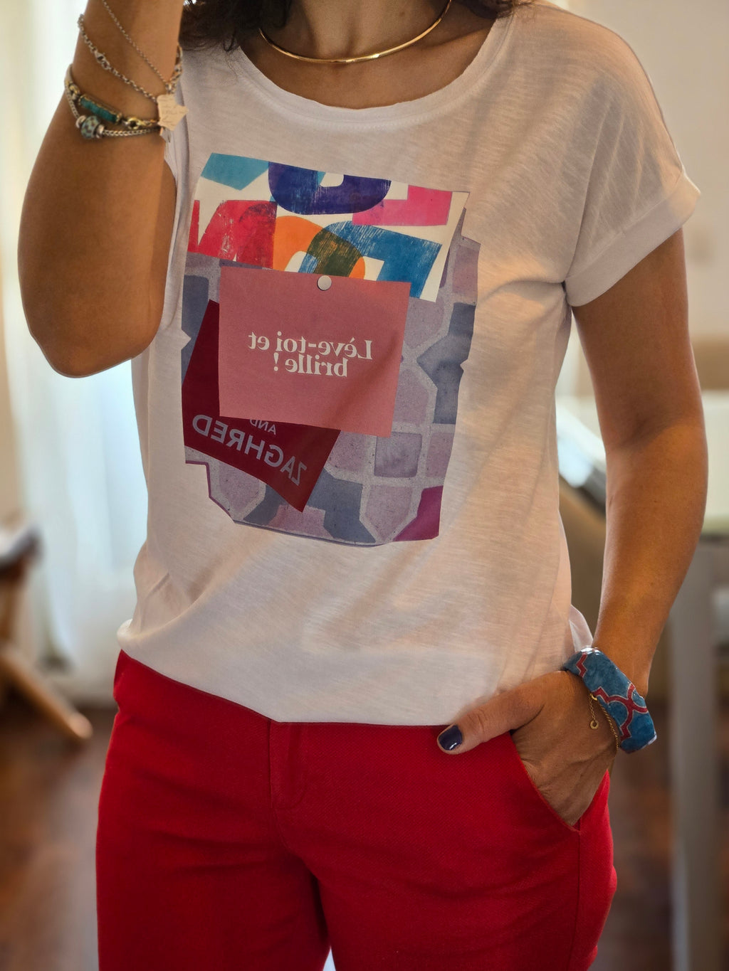 T-shirt che parla per te "Orgoglio e Spirito Algerino"