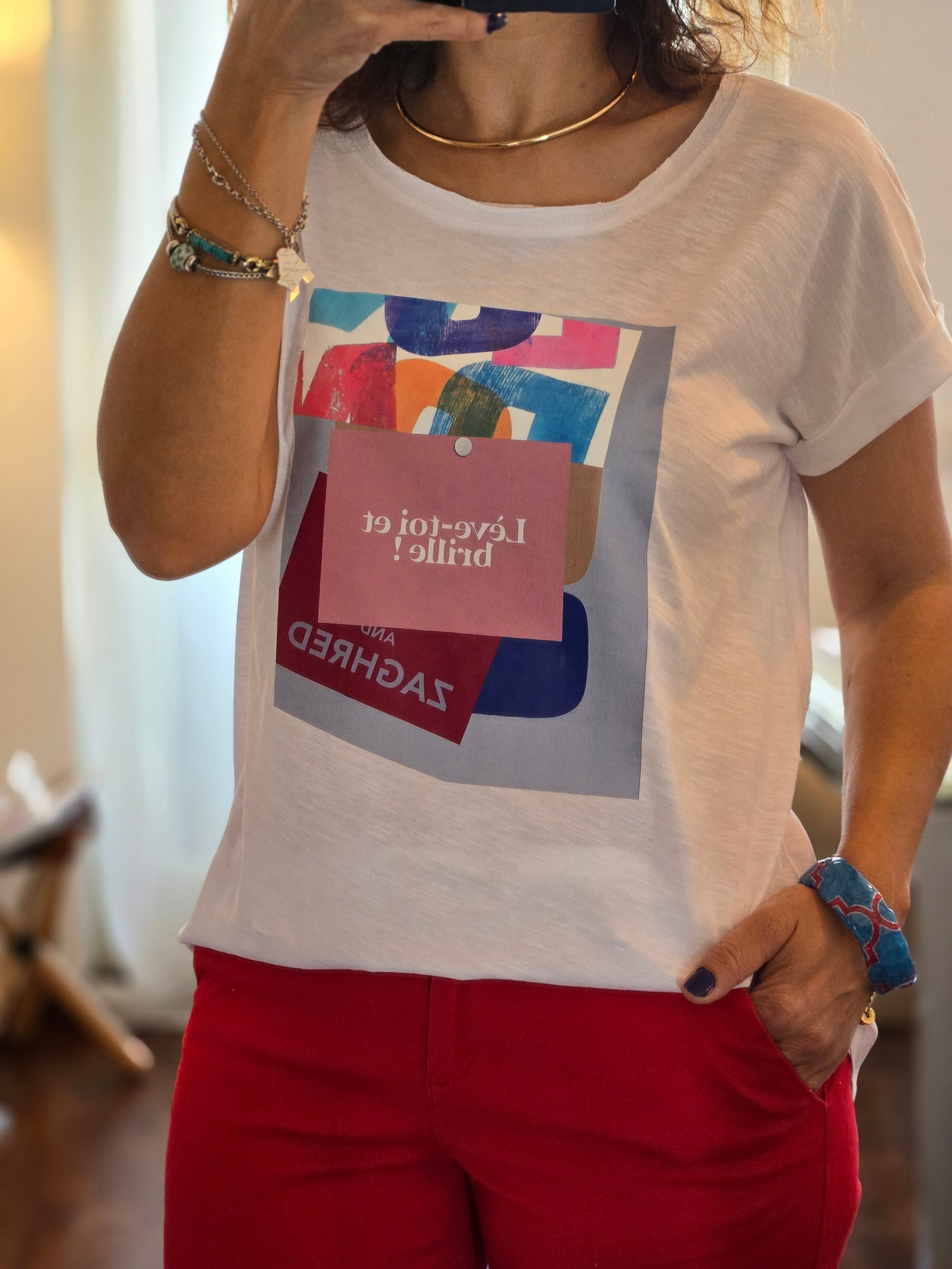 T-shirt che parla per te "Orgoglio e Spirito Algerino"