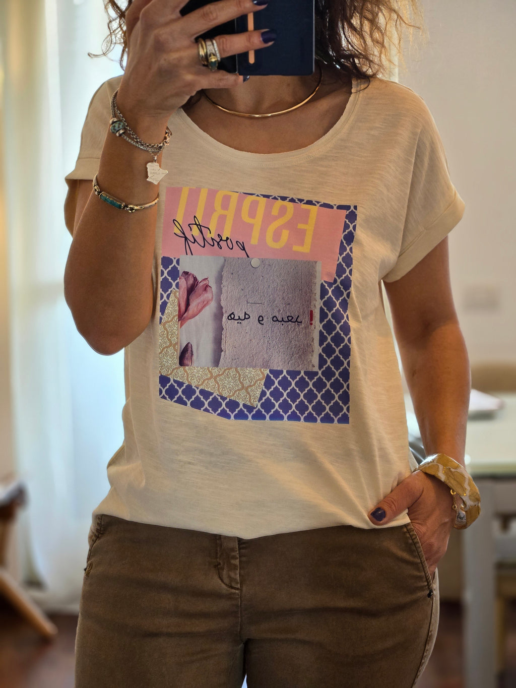 T-shirt che parla per te "Orgoglio e Spirito Algerino"