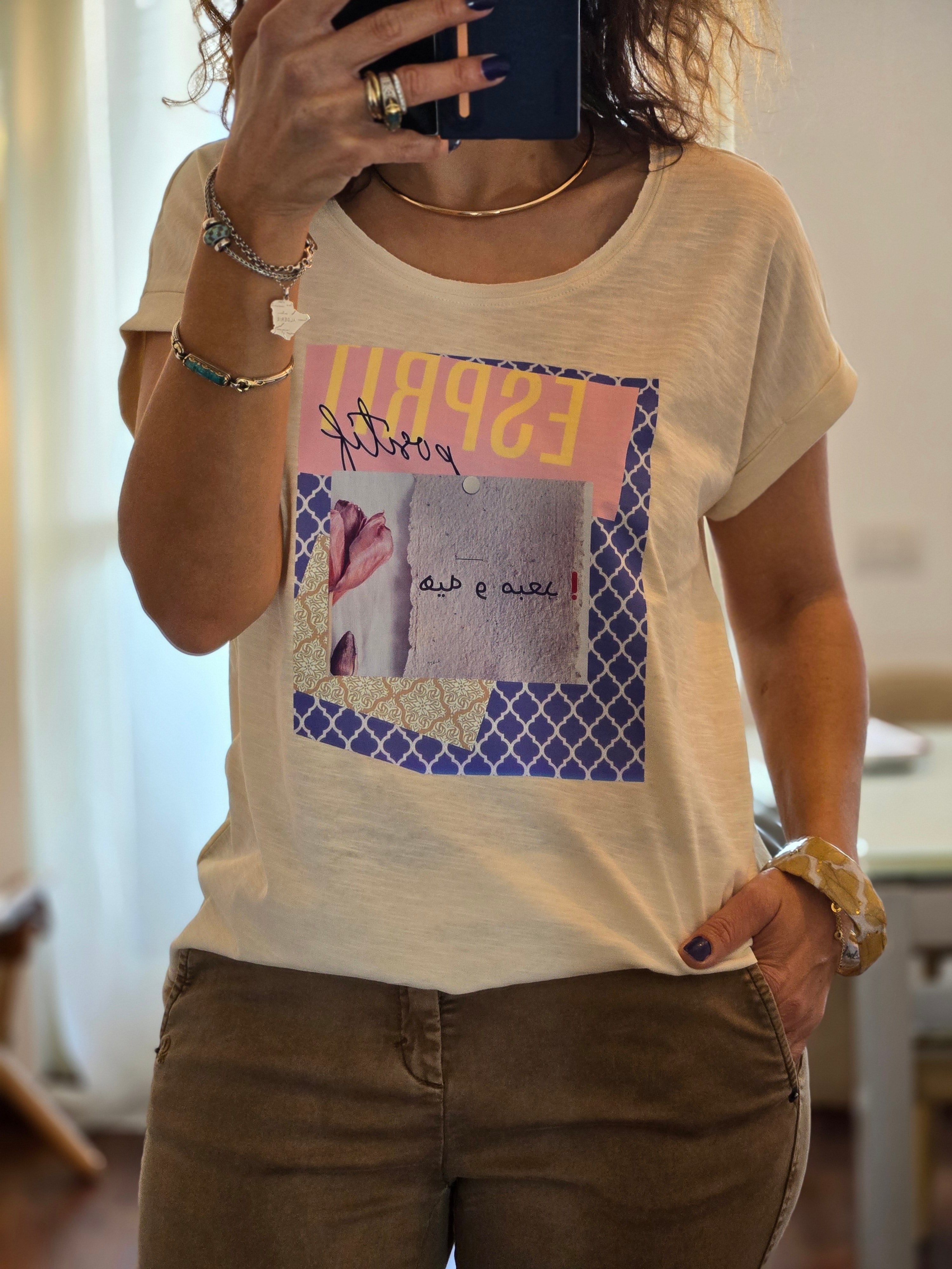 T-shirt che parla per te "Orgoglio e Spirito Algerino"