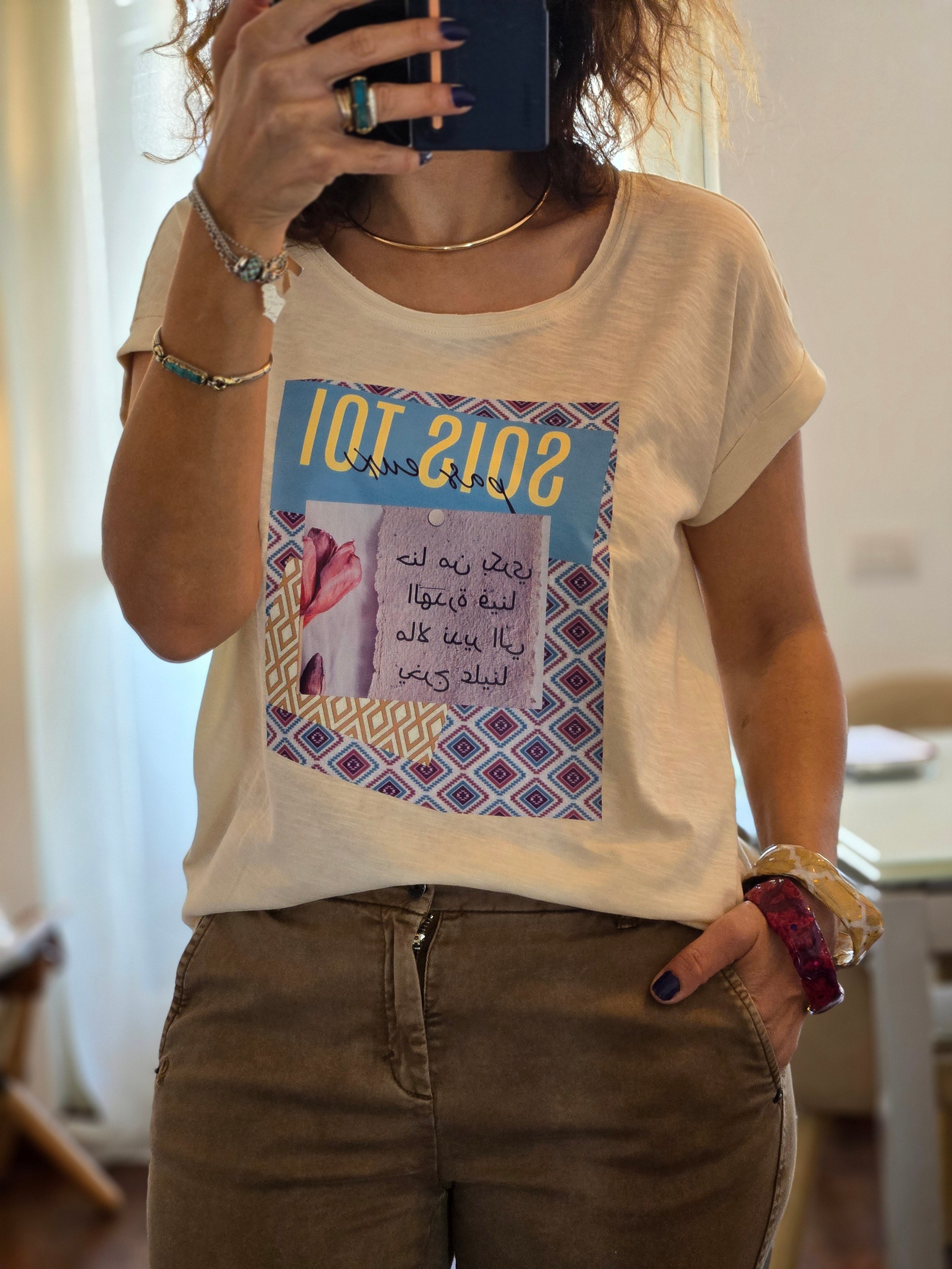 T-shirt che parla per te "Orgoglio e Spirito Algerino"