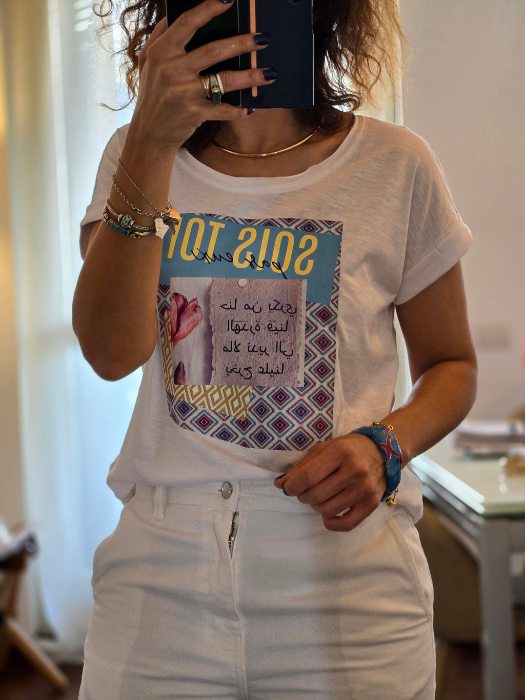 T-shirt che parla per te "Orgoglio e Spirito Algerino"