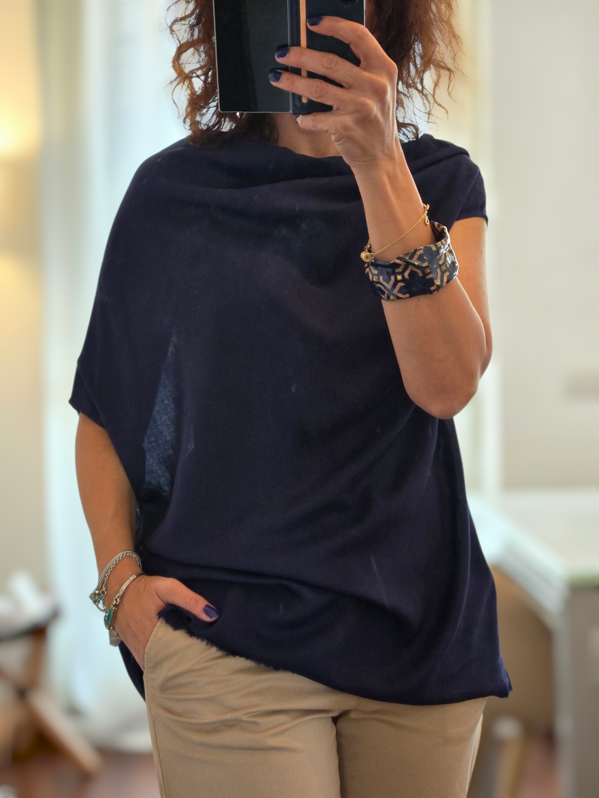 TOP asimmetrico " Eleganza Tuareg Algerino"