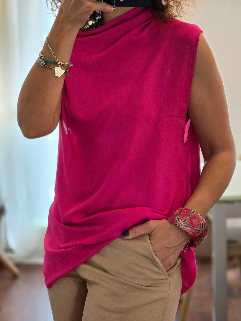 Haut asymétrique « Élégance touareg algérienne »