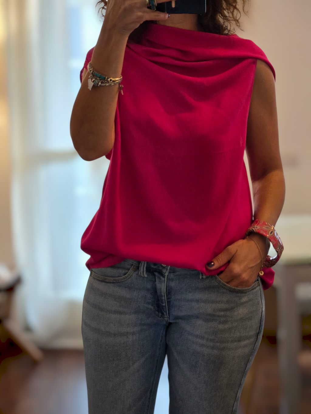 Haut asymétrique « Élégance touareg algérienne »