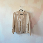 Giacca donna in Lino Beige, Taglia Unica
