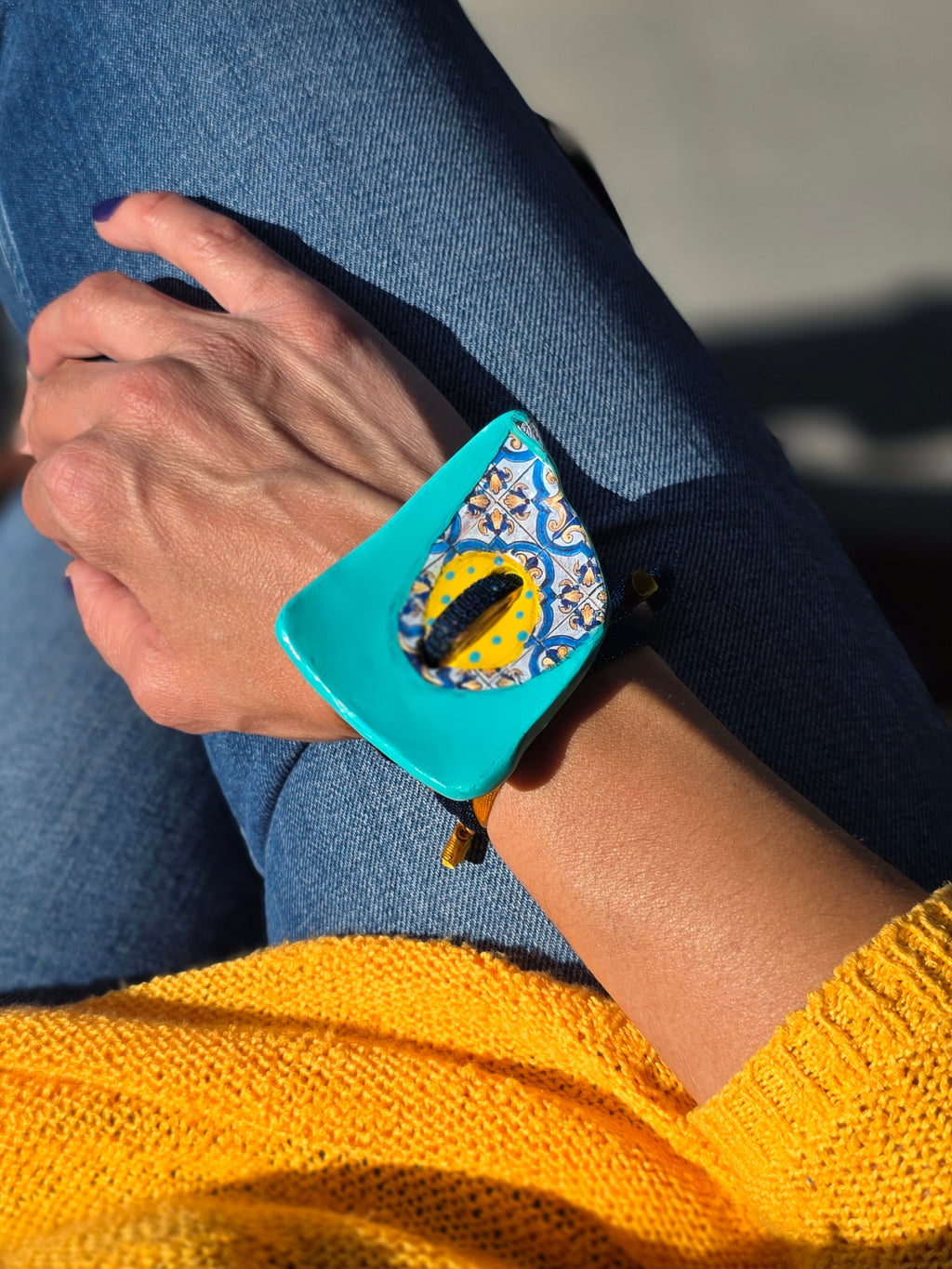 Bracciale Algerino Artigianale 3 in 1 " bracciale, collana & cintura