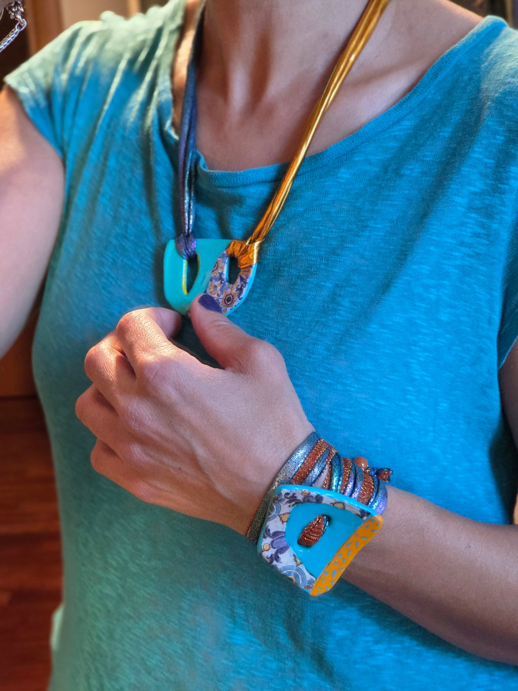 Bracciale Algerino Artigianale 3 in 1 " bracciale, collana & cintura