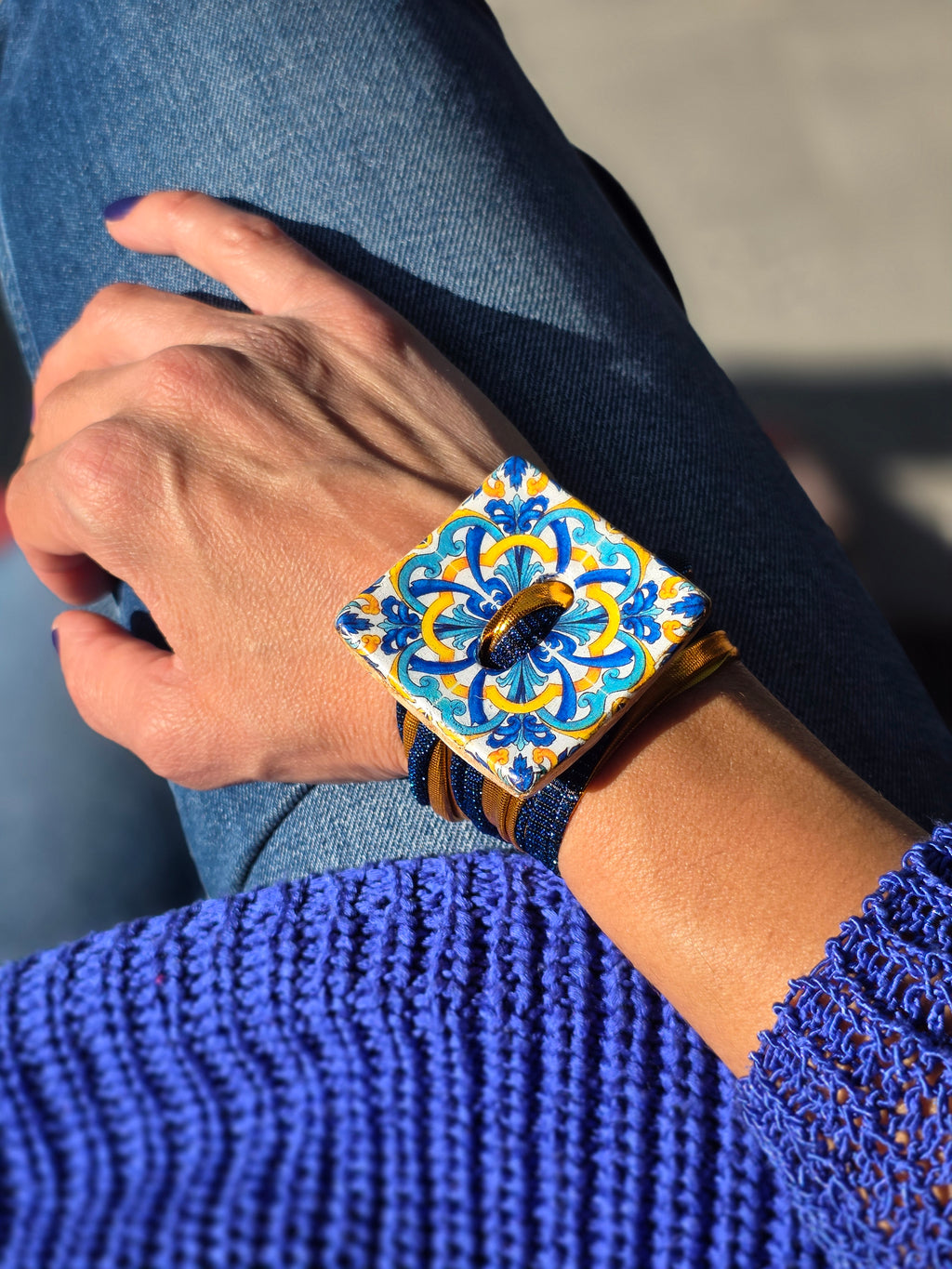 Bracciale Algerino Artigianale 3 in 1 " bracciale, collana & cintura