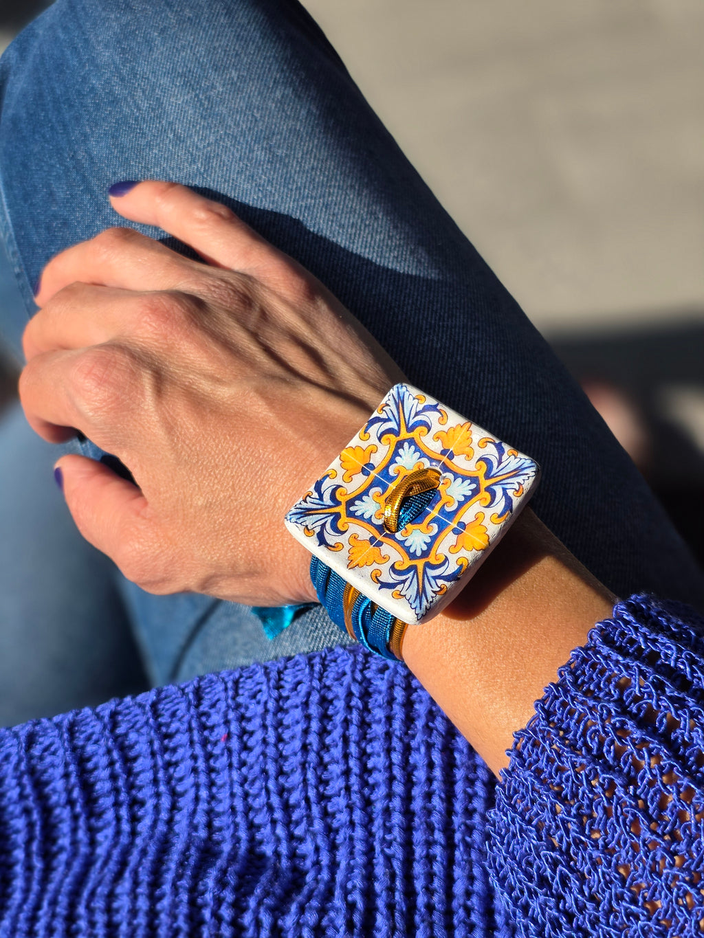 Bracciale Algerino Artigianale 3 in 1 " bracciale, collana & cintura