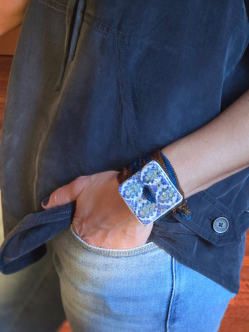 Bracciale Algerino Artigianale 3 in 1 " bracciale, collana & cintura